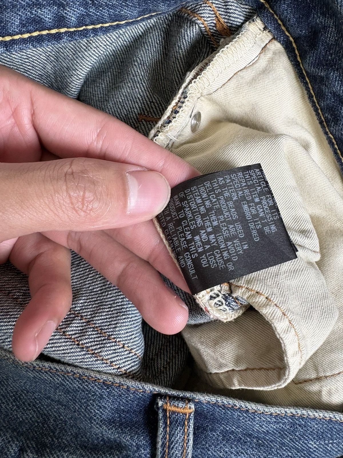 Undercover Undercover 2023 AW "Komische" Hand Denim Pants Size US 32 / EU 48 - 14 Thumbnail