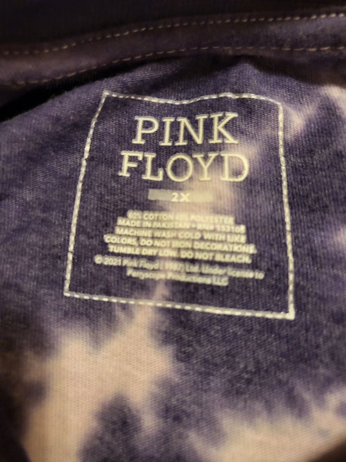 Band Tees Vintage Pink Floyd “Filmore East” Tie Dye T-Shirt Size US XXL / EU 58 / 5 - 2 Thumbnail