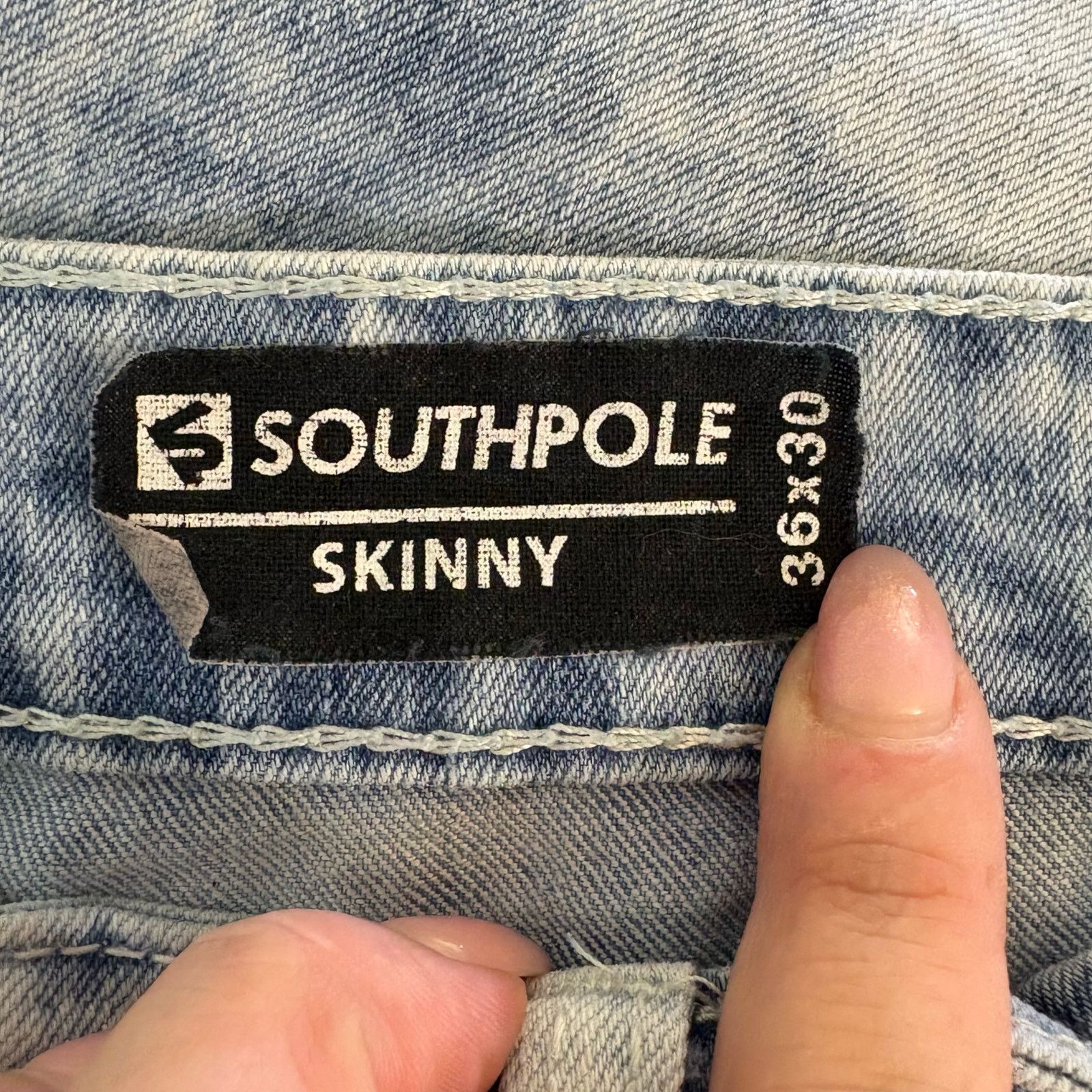 Southpole SouthPole Light Washed Jeans Size 36 x 30 Size US 36 / EU 52 - 2 Thumbnail