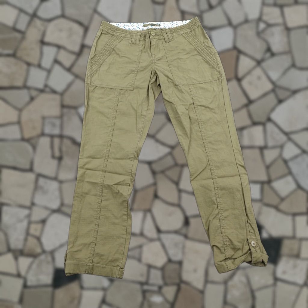 Prana Prana Pants Women Size 2 Green Capri Roll Up Chino Rip Stop Hiking Trail Organic Size 26" / US 2 / IT 38 - 1 Thumbnail