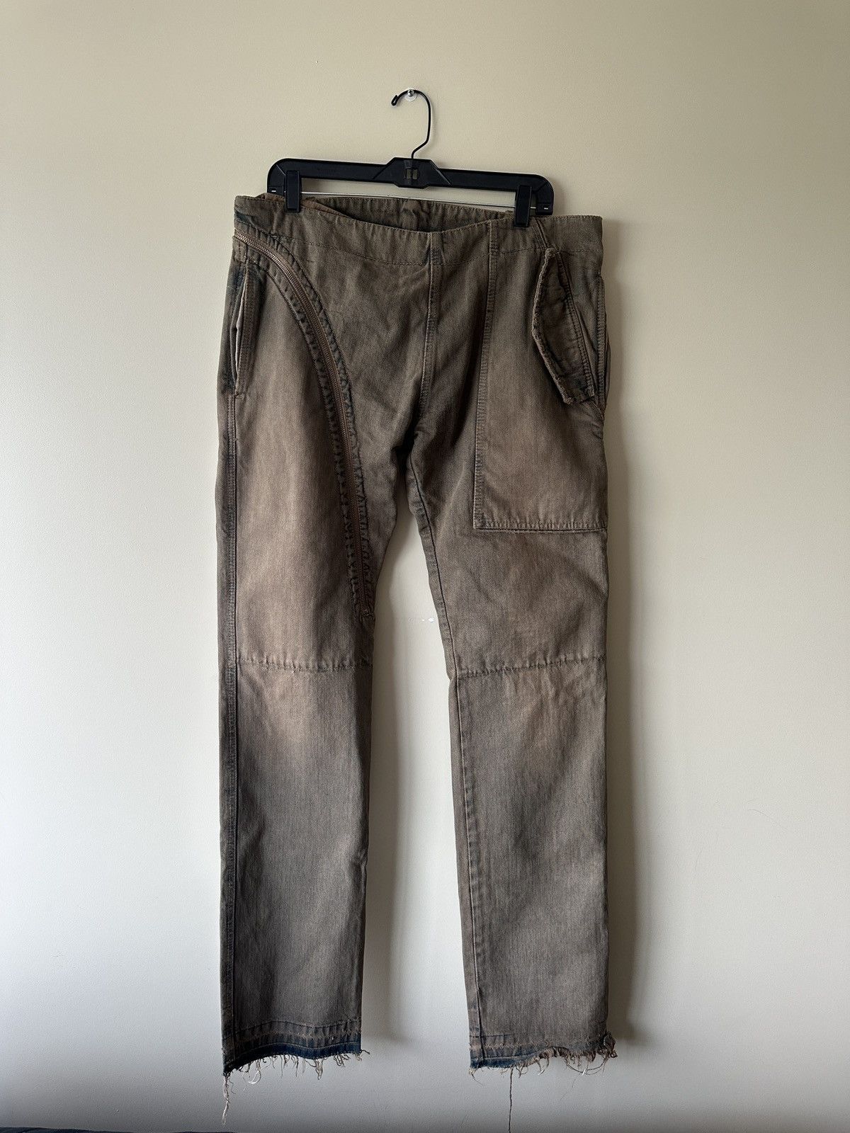 Rick Owens Rick Owens Double Layered Aircut Denim | Grailed