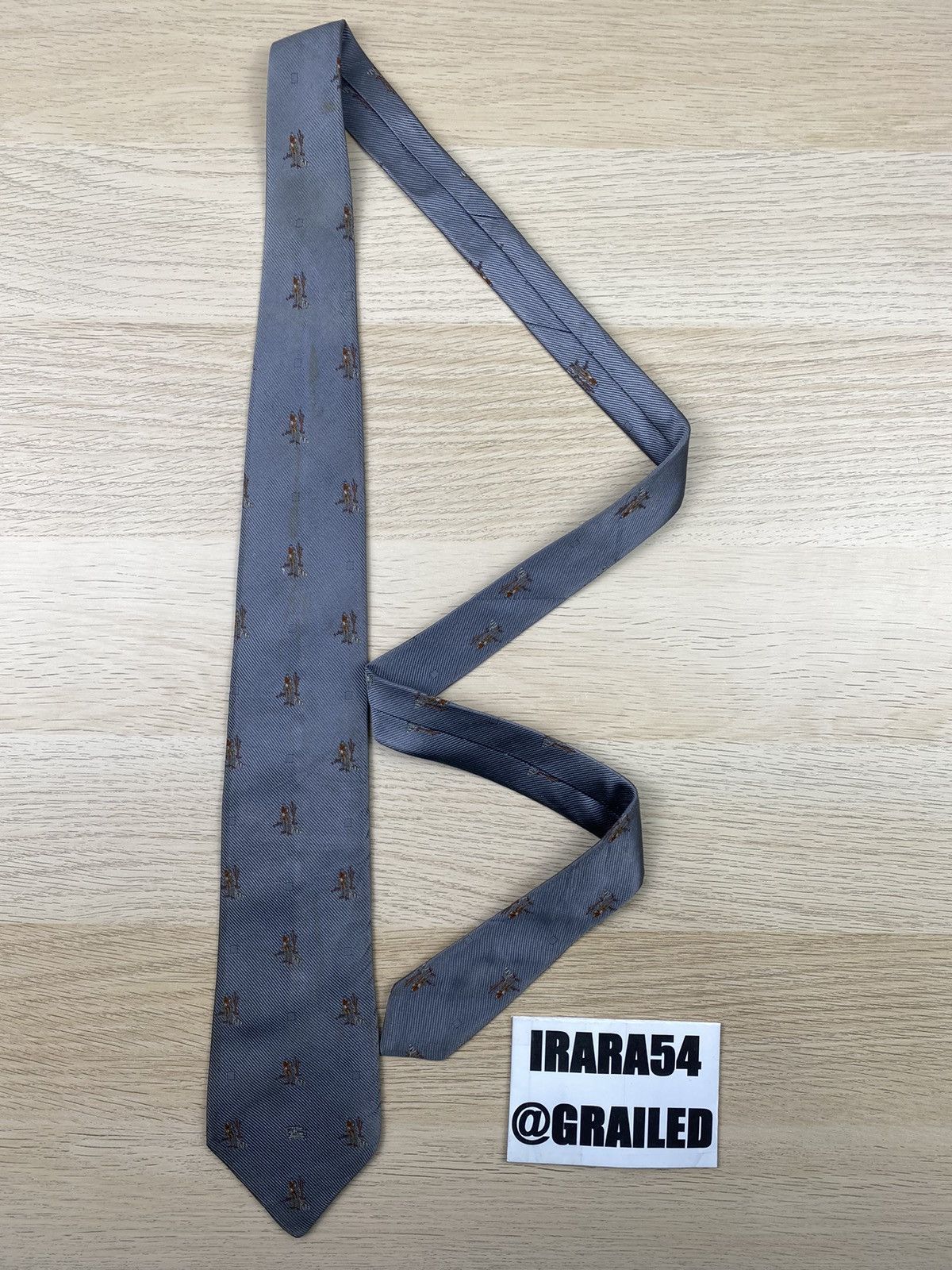 Burberry Vintage Burberrys Silk Tie T91 Size ONE SIZE - 2 Thumbnail