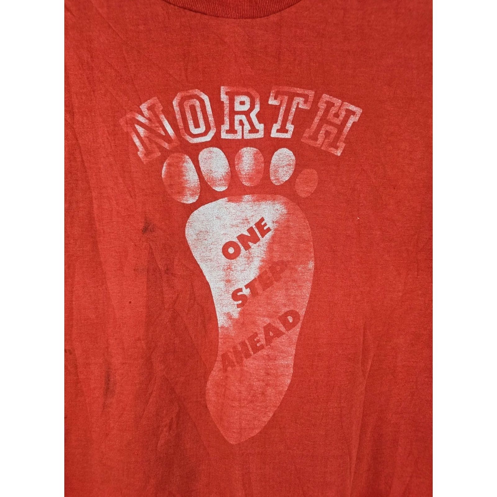 Vintage VINTAGE 90' ONE STEP AHEAD TV SHOW TV GUIDE RED SINGLE STITCH T-SHIRT XL حجم XL Size US XL / EU 56 / 4 - 2 Thumbnail