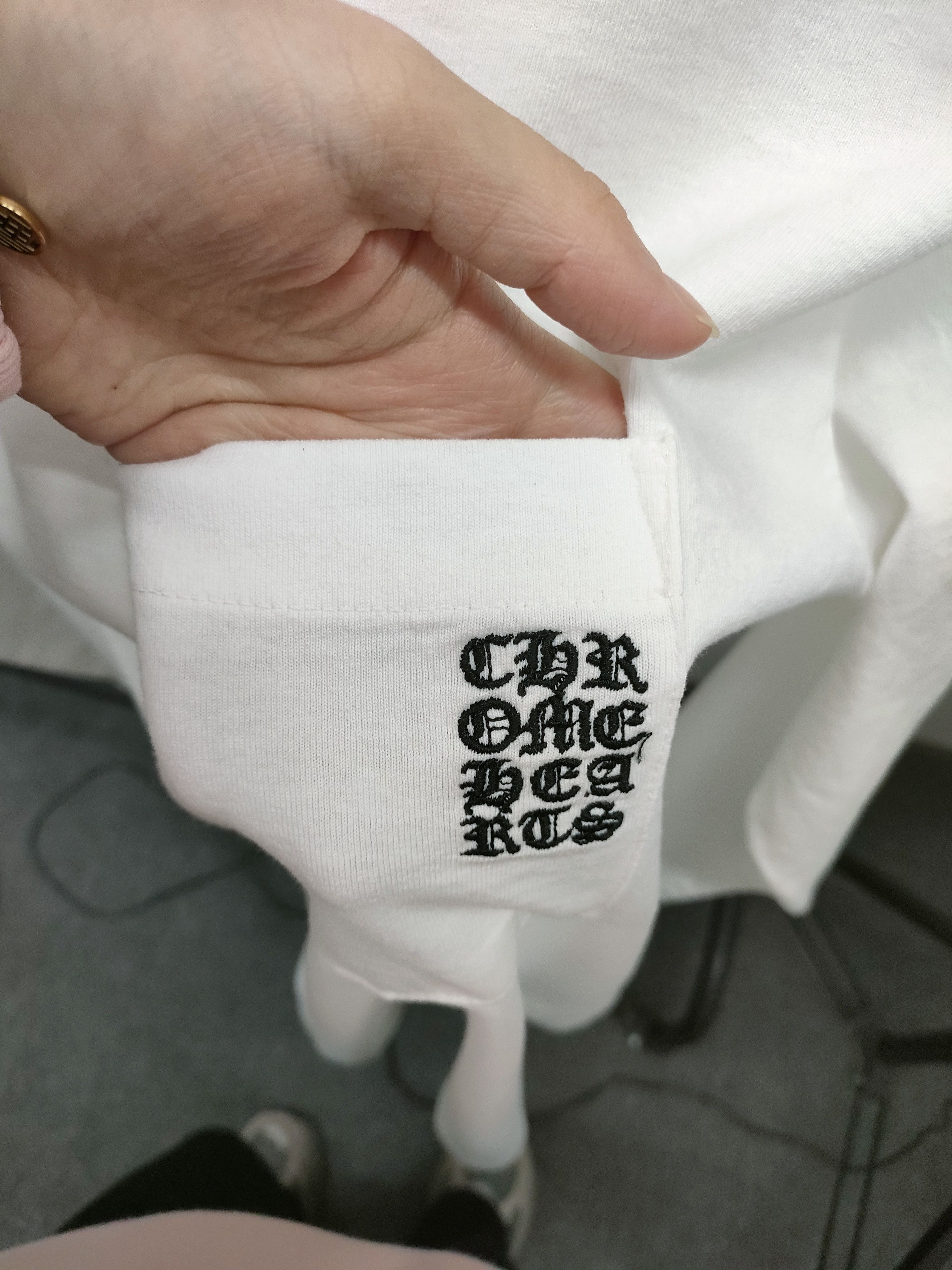 Chrome Hearts Chrome Hearts GRP Pocket Long Sleeves Tee Size US L / EU 52-54 / 3 - 3 Thumbnail