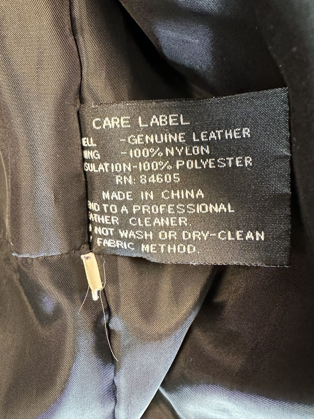 Vintage Burk’s Bay Genuine Leather Napa Jacket Motorcycle Jacket XXL Size US XXL / EU 58 / 5 - 7 Thumbnail
