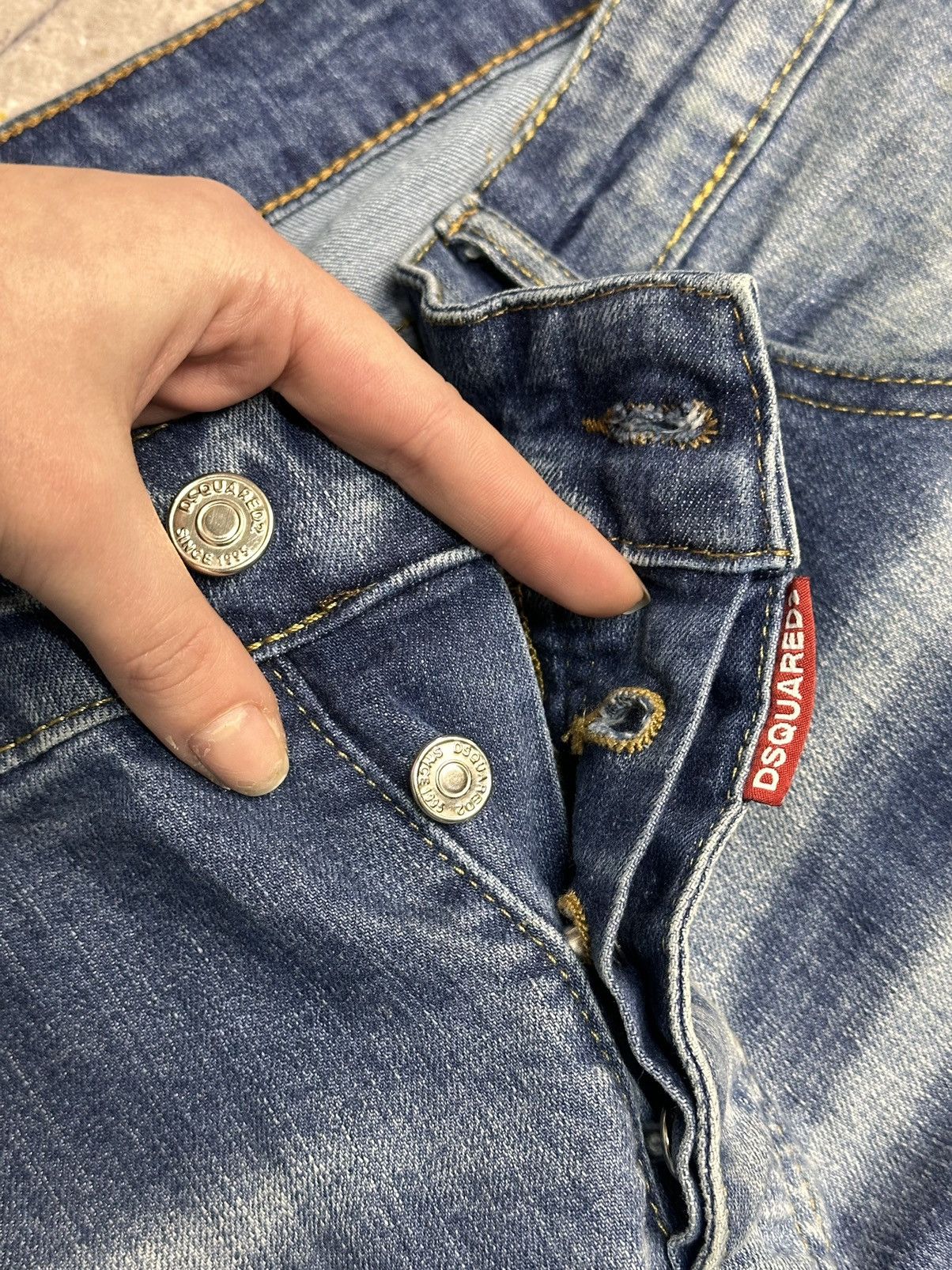 Dsquared2 Dsquared2 distressed denim pants baggy ripped y2k style Size US 38 / EU 54 - 7 Thumbnail