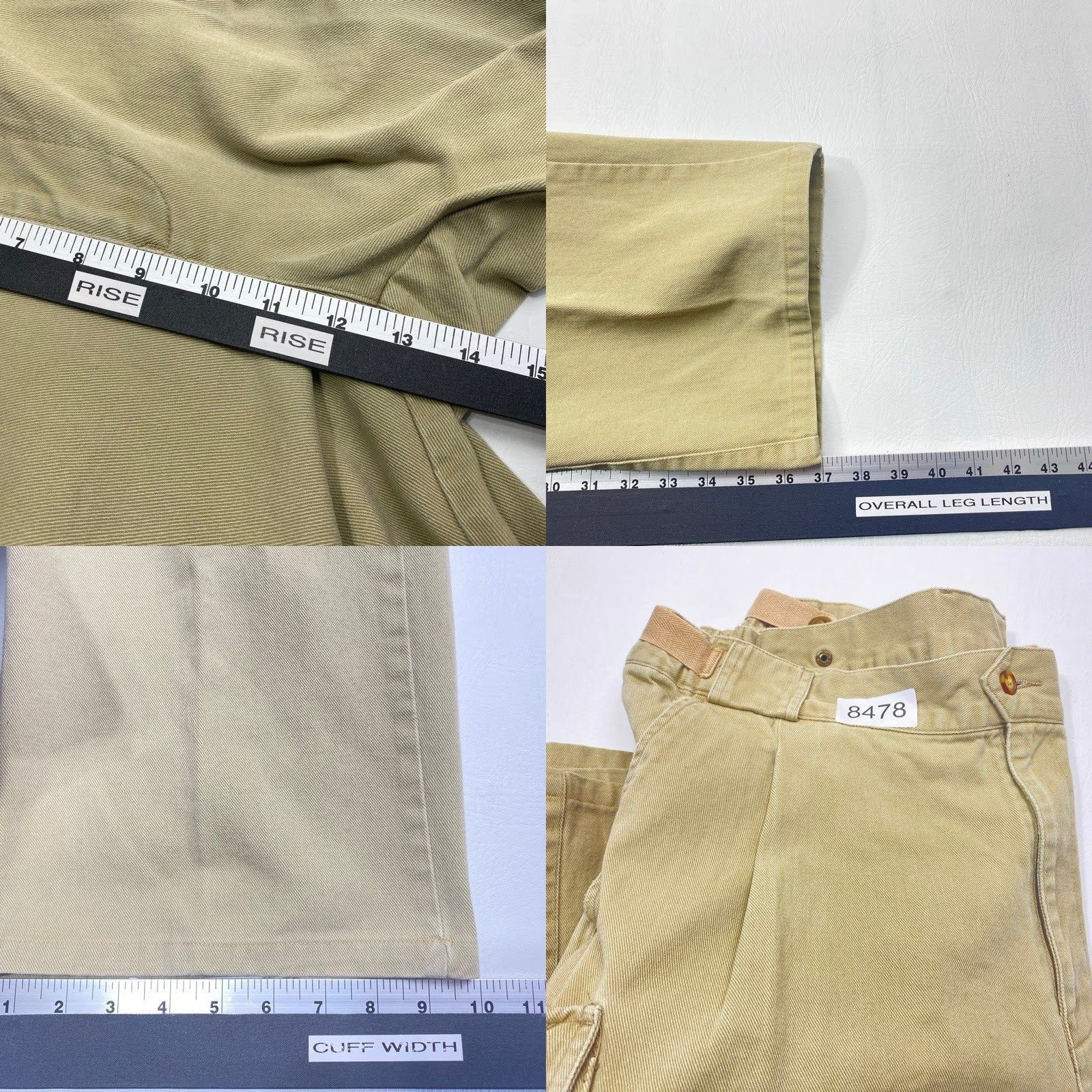 Orvis Orvis Cargo Pants 40x25.5 Beige Utility Pockets Adjustable Waist Hong Kong 8478 Size US 40 / EU 56 - 9 Thumbnail