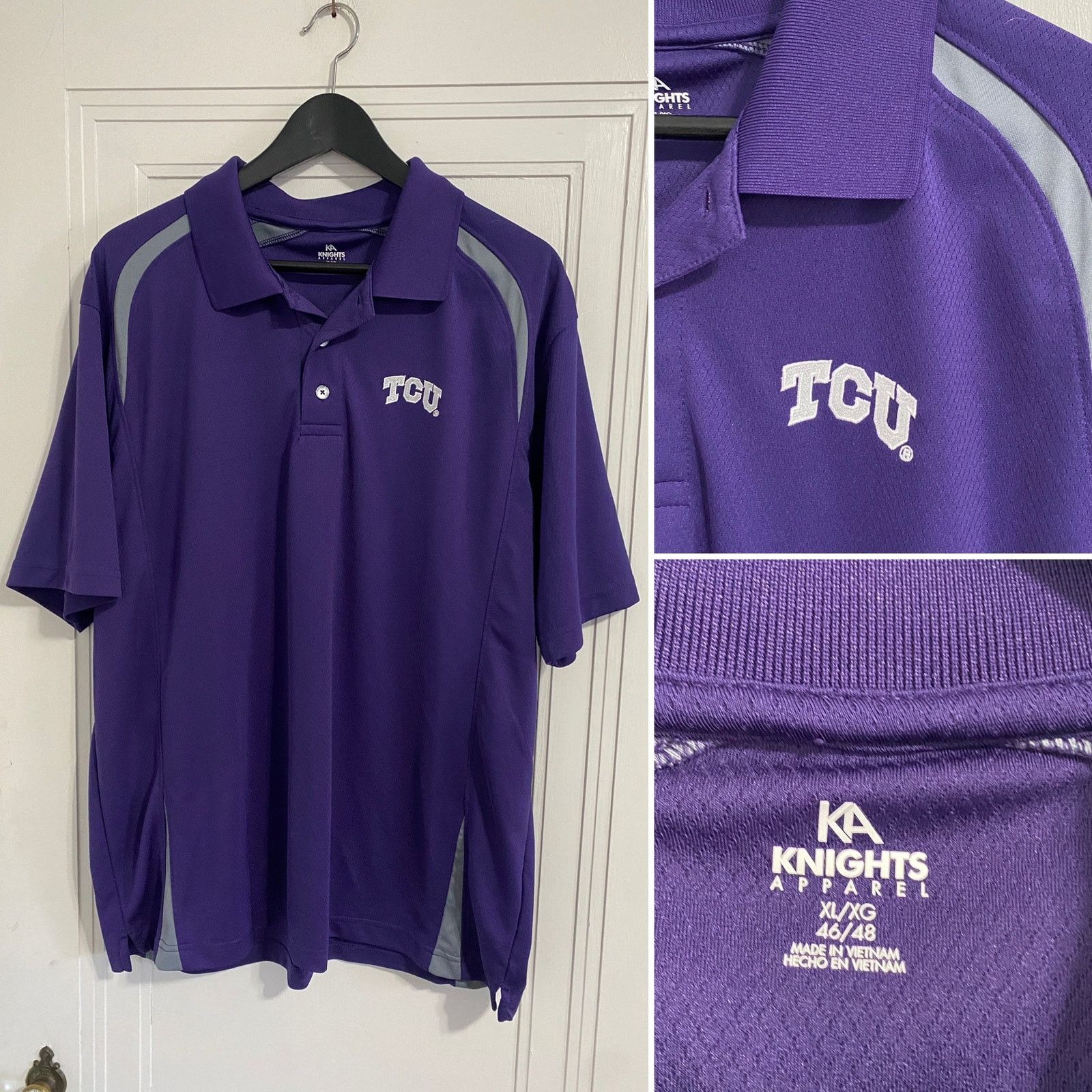 NCAA TCU Horned Frogs Polol Shirt Size XL Size US XL / EU 56 / 4 - 1 Thumbnail