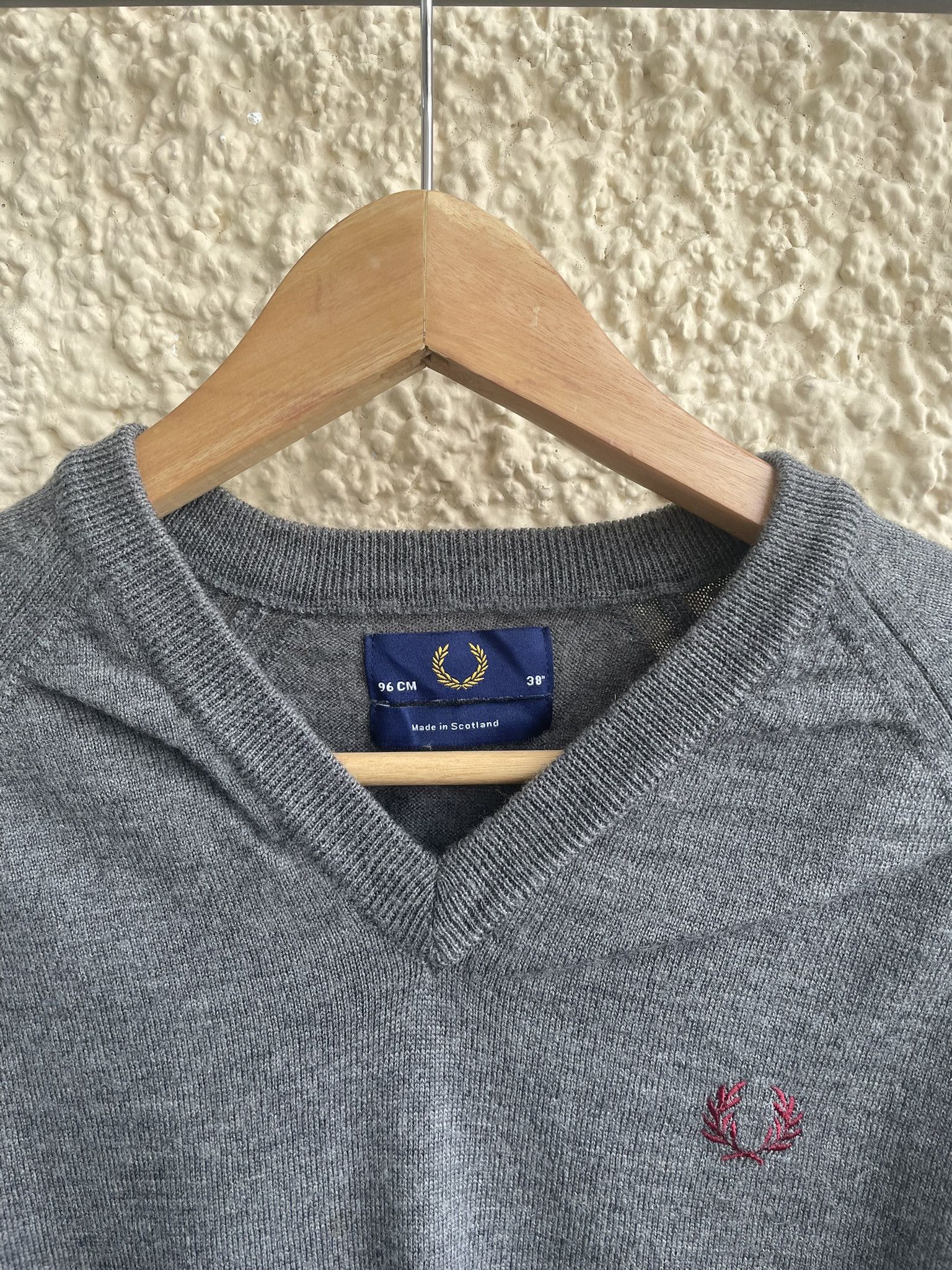 Fred Perry Fred Perry Lambsool sweater / jumper 38 Size US S / EU 44-46 / 1 - 2 Thumbnail