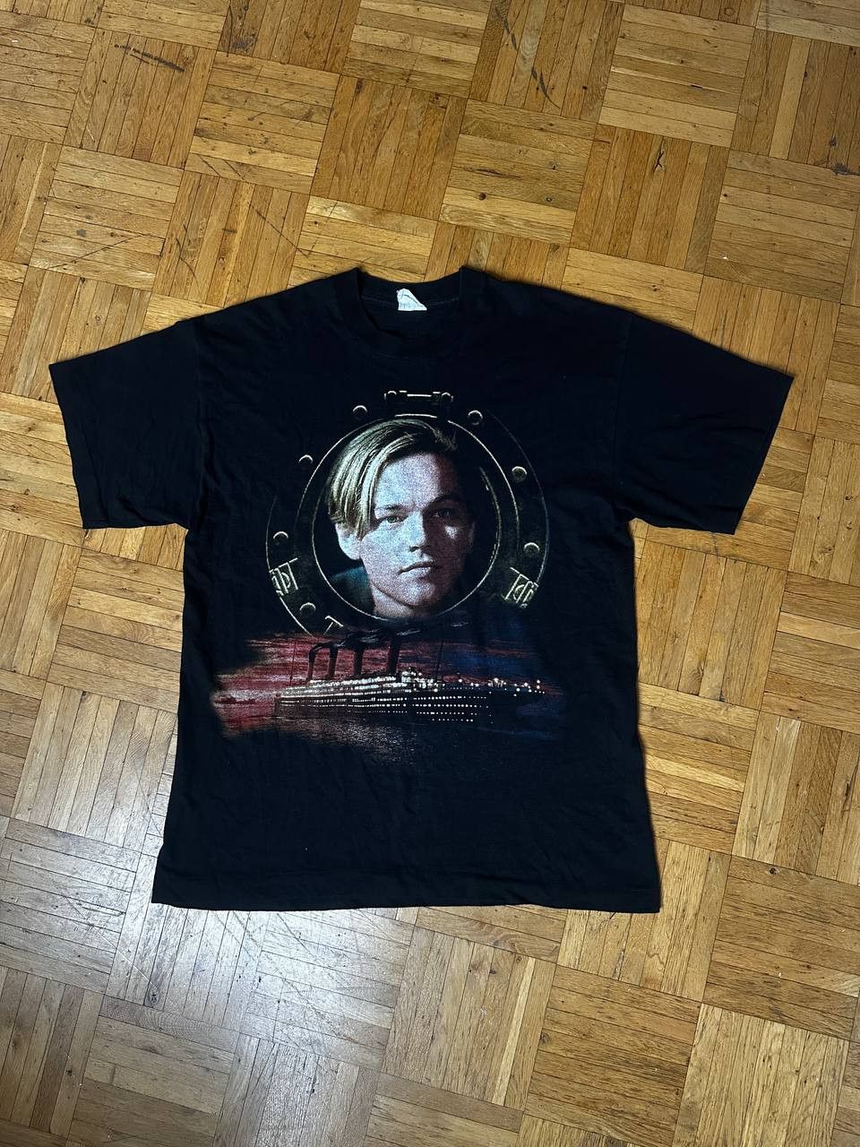 Titanic Movie Promo T-Shirt Vintage 90s Single Stith Sz L