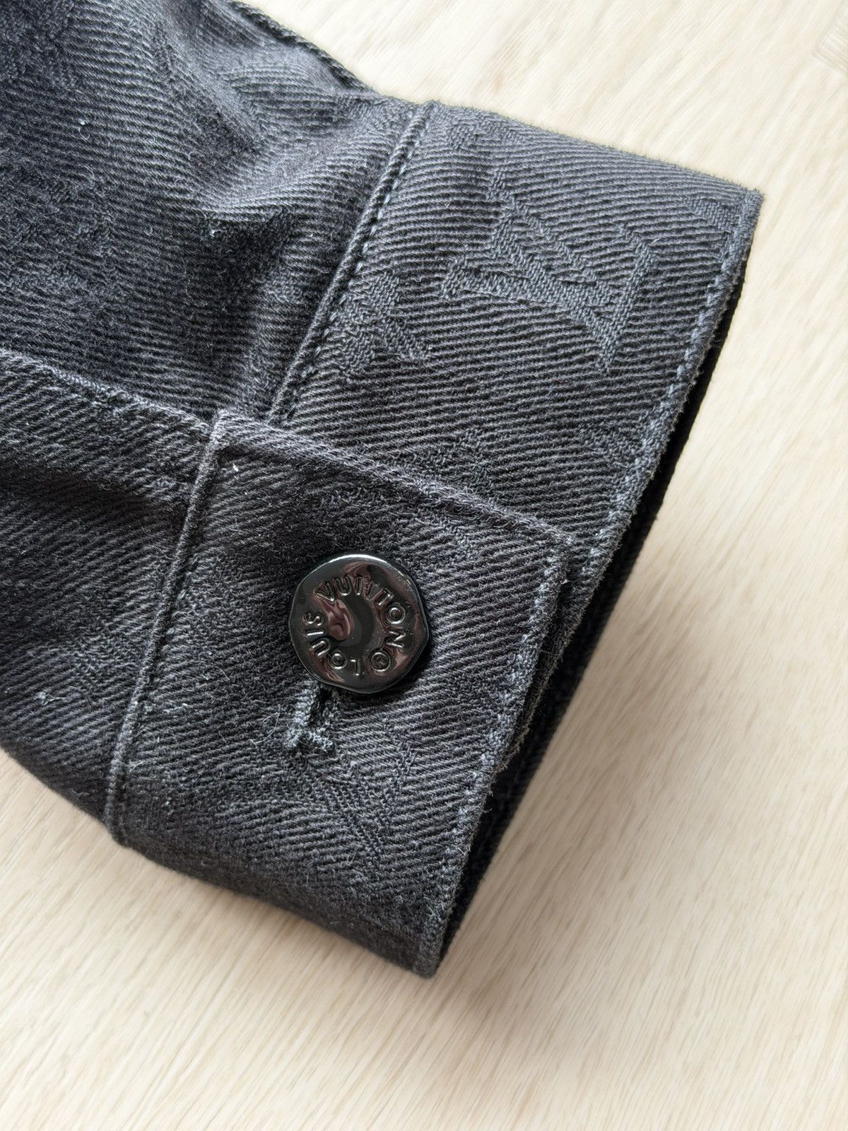 Louis Vuitton Louis Vuitton Monogram Denim Woven Trucker Jacket Black 50 Size US M / EU 48-50 / 2 - 3 Thumbnail