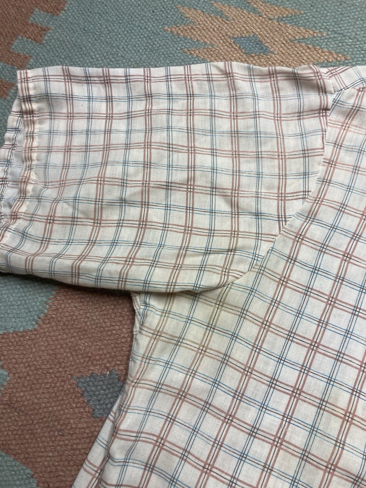 Vintage Vintage 70s button shirt Kingsport plaid lightweight large Size US L / EU 52-54 / 3 - 9 Thumbnail