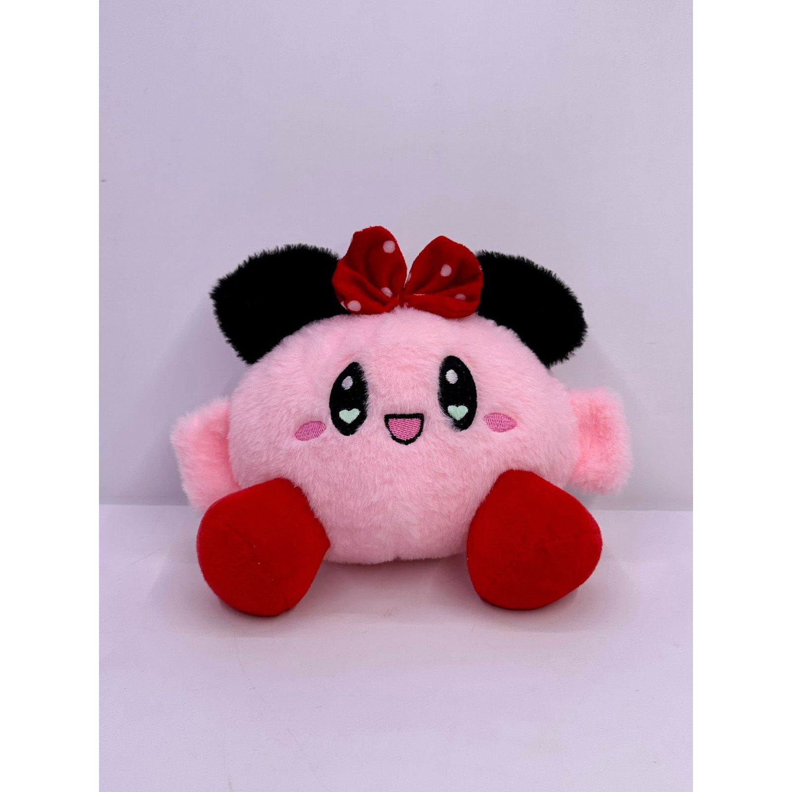 Nintendo Rare Heart eyes Kirby Iconic Nintendo Super Soft Plushie Size ONE SIZE - 1 Thumbnail