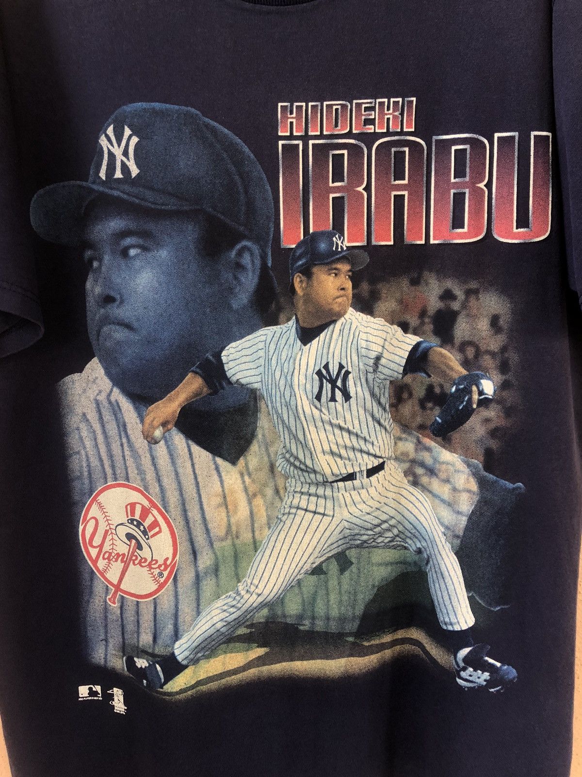 MLB Vintage 90s HIDEKI IRABU new york yankees Size US L / EU 52-54 / 3 - 3 Thumbnail