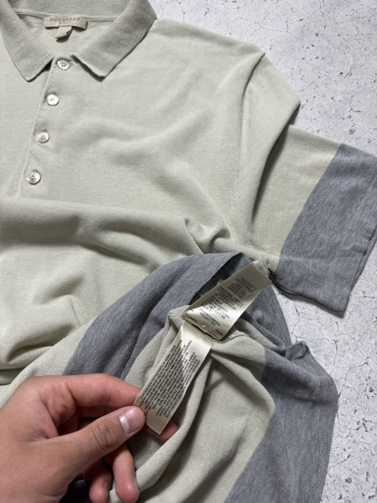 Burberry Burberry Brit Luxury Polo Shirt Vintage Size US M / EU 48-50 / 2 - 10 Thumbnail