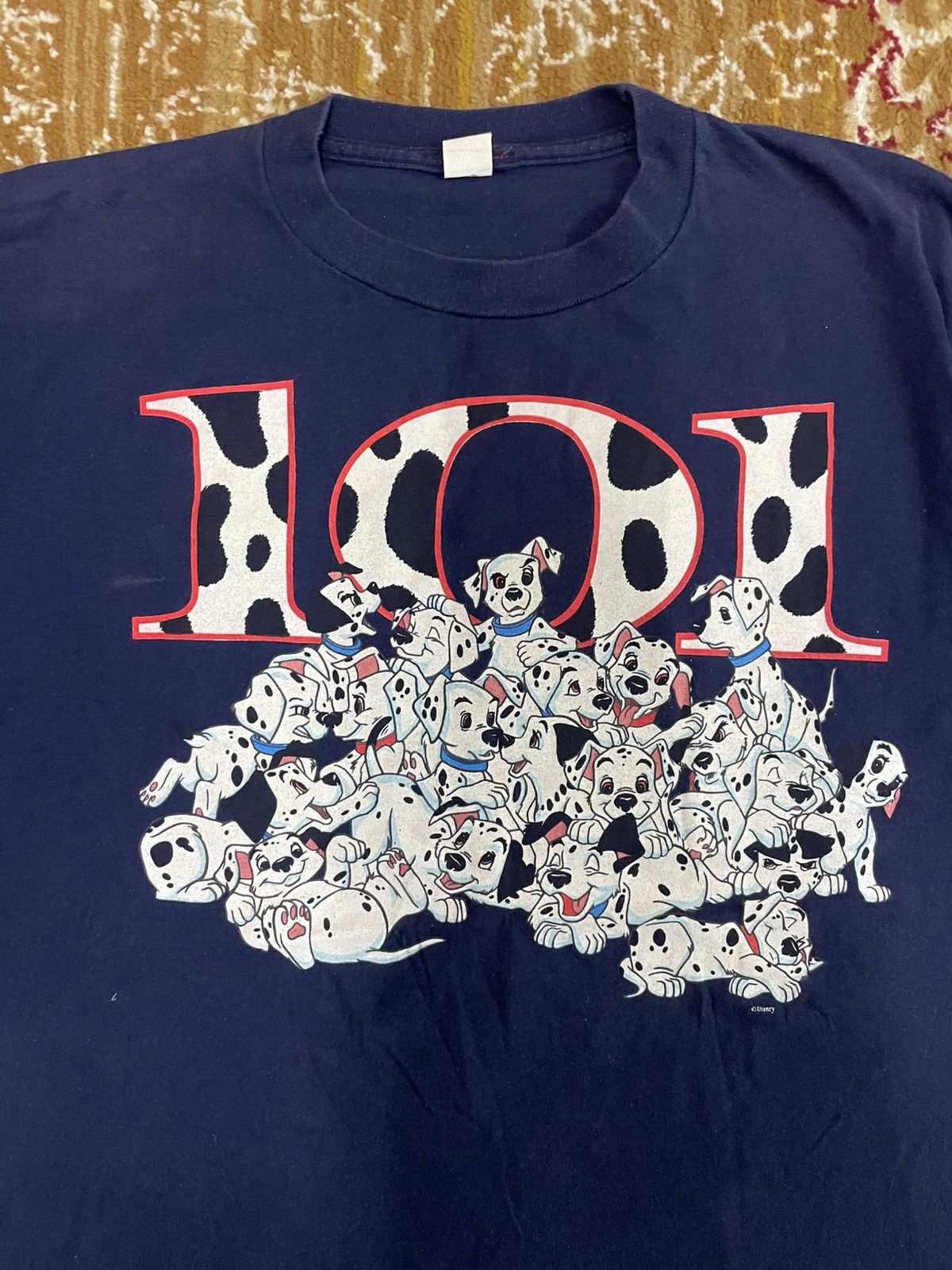 Disney Vintage 90s 101 Dalmatians Disney Size US L / EU 52-54 / 3 - 2 Thumbnail