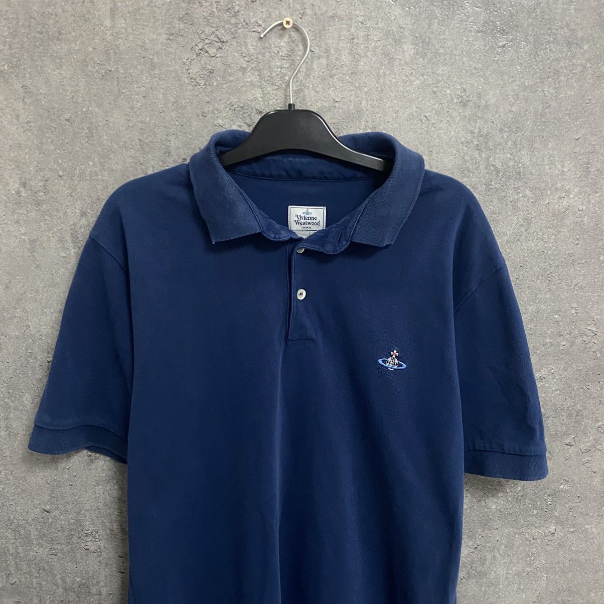 Vivienne Westwood Vivienne Westwood Polo T-Shirt Orb Logo Luxury Size US XL / EU 56 / 4 - 4 Thumbnail