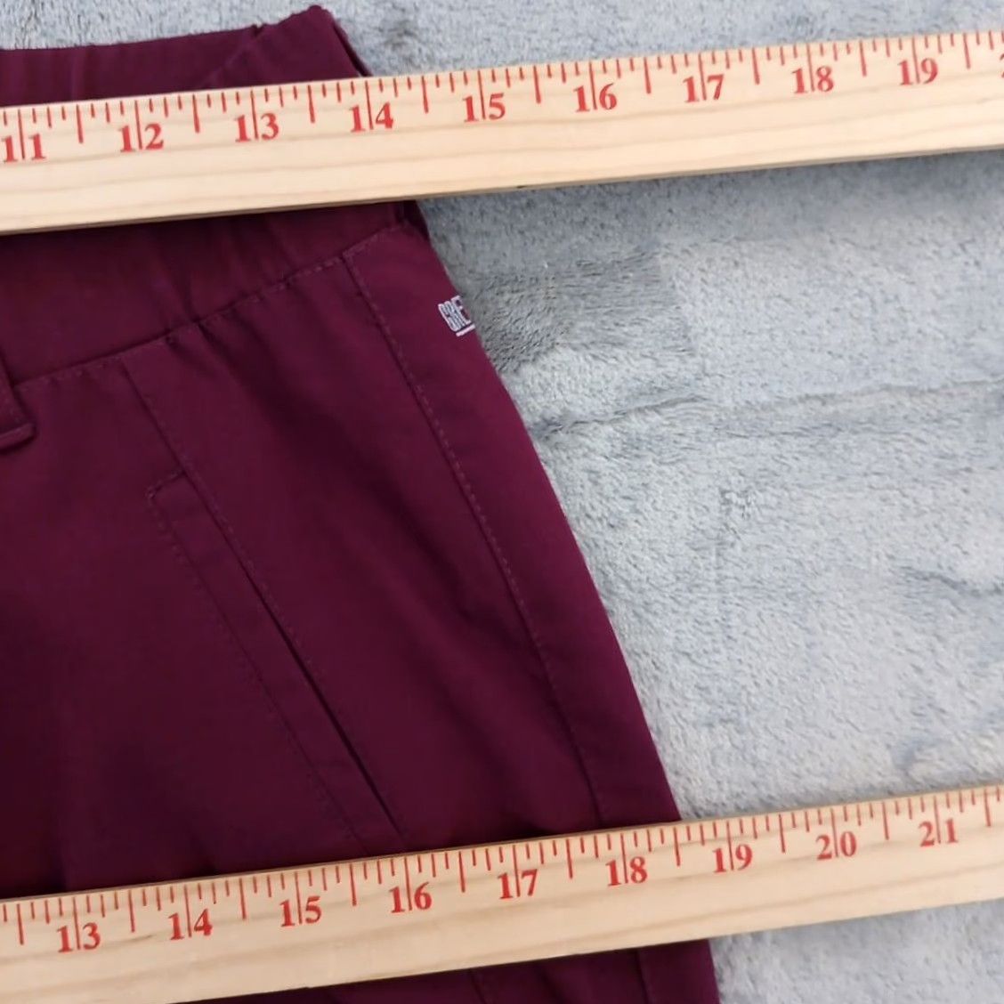 Vintage Grey's Anatomy Signature Scrub Pants Women's Small Purple Solid Shortened Hem 2218 Size 28" / US 6 / IT 42 - 3 Thumbnail