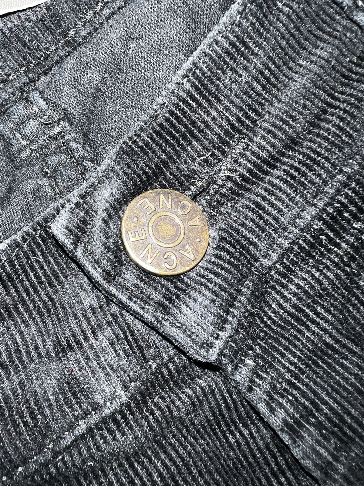 Acne Studios × Velvet × Vintage Acne Ace Cord Black 33/34 Size US 32 / EU 48 - 7 Thumbnail