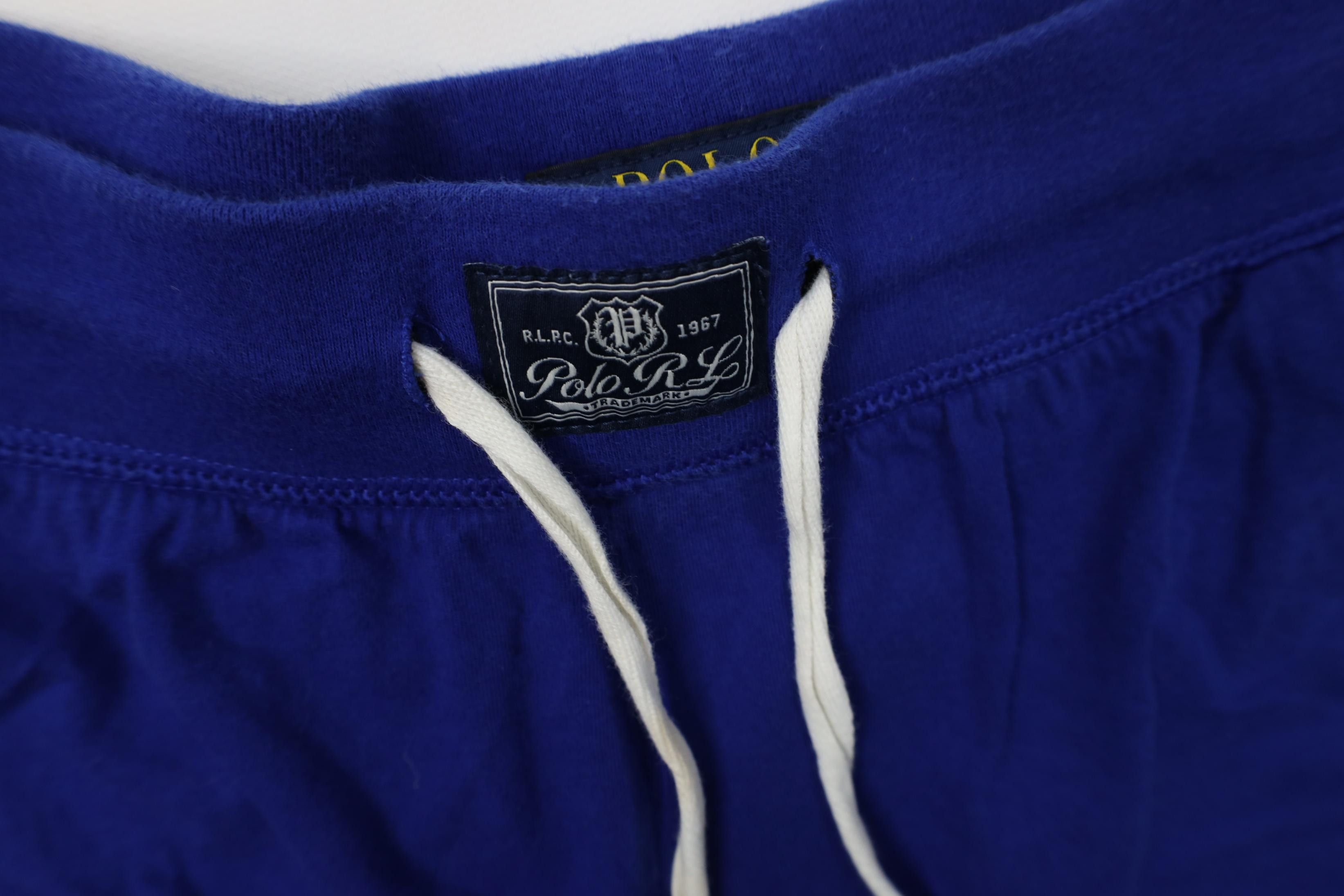 Polo Ralph Lauren Vintage Y2K Ralph Lauren Spell Above Knee Sleep Shorts Blue Size US 34 / EU 50 - 6 Thumbnail