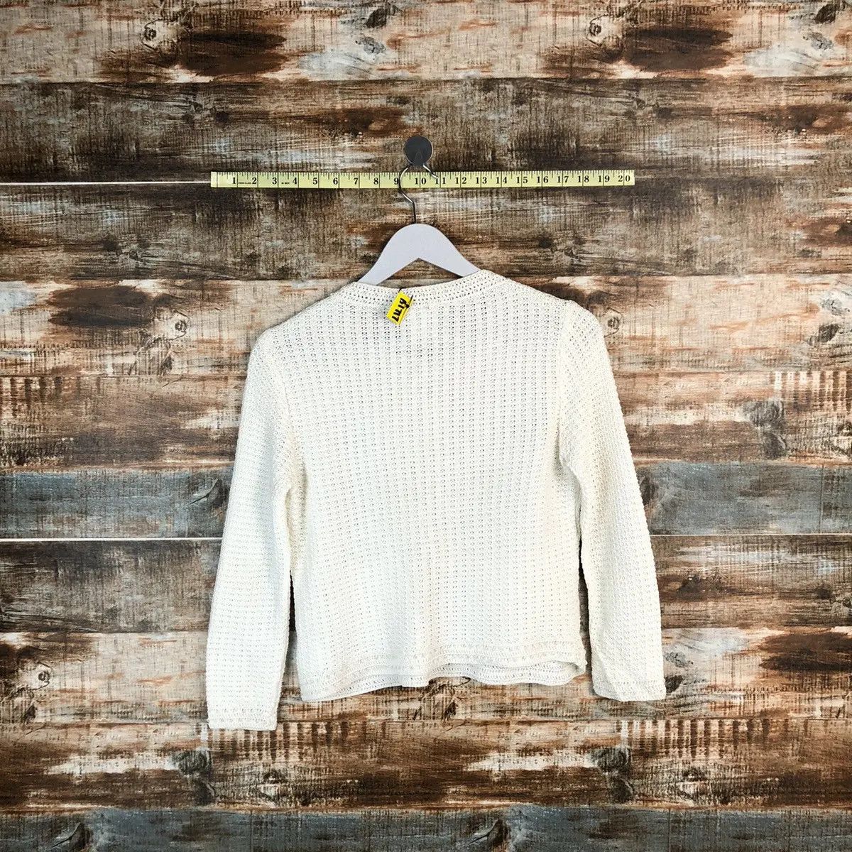 Chanel DL Chanel vintage crochet White Knitwear #A1717 Size XS / US 0-2 / IT 36-38 - 14 Thumbnail