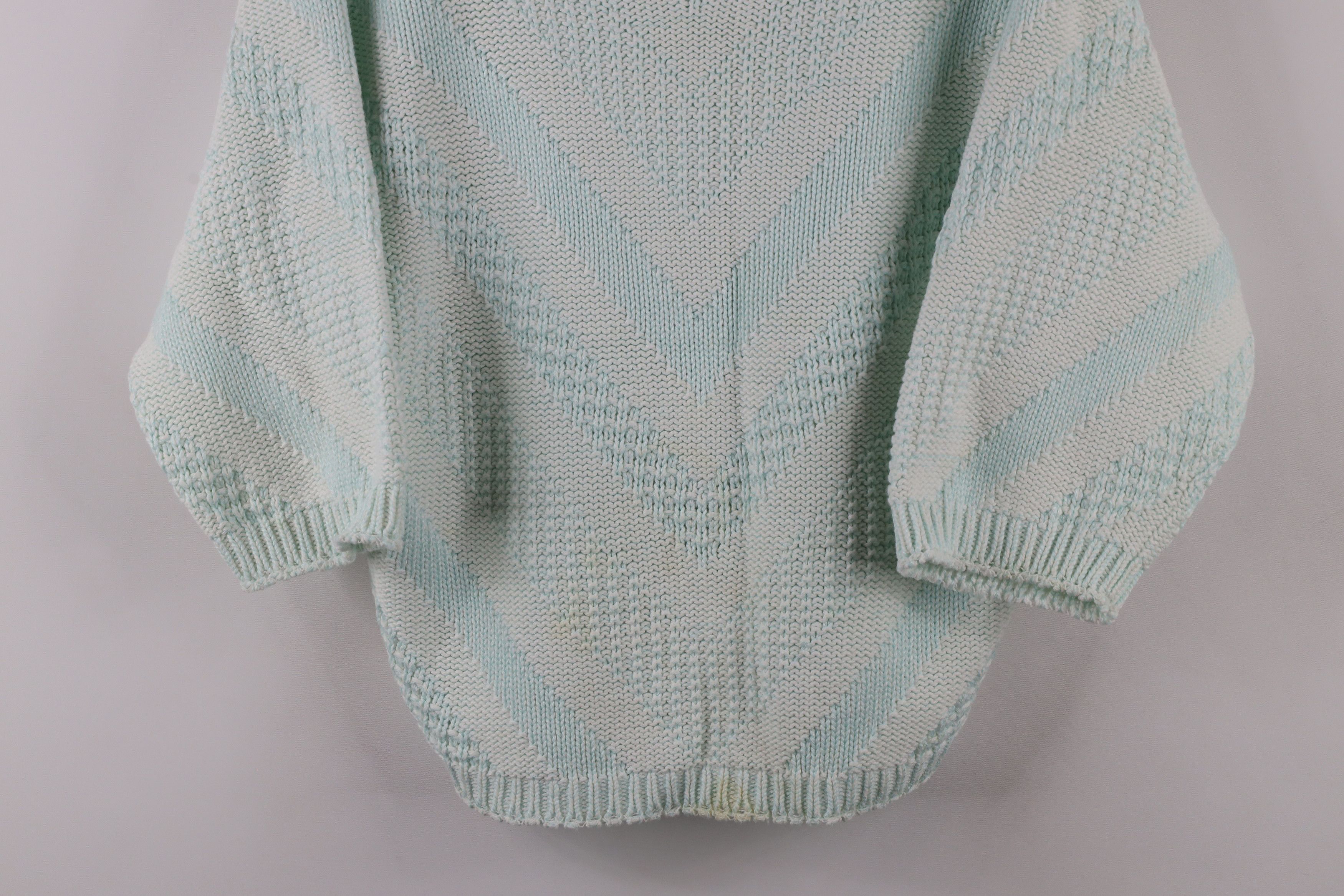 Vintage Vintage 70s Streetwear 3/4 Sleeve Chunky Knit Sweater Size S / US 4 / IT 40 - 3 Thumbnail
