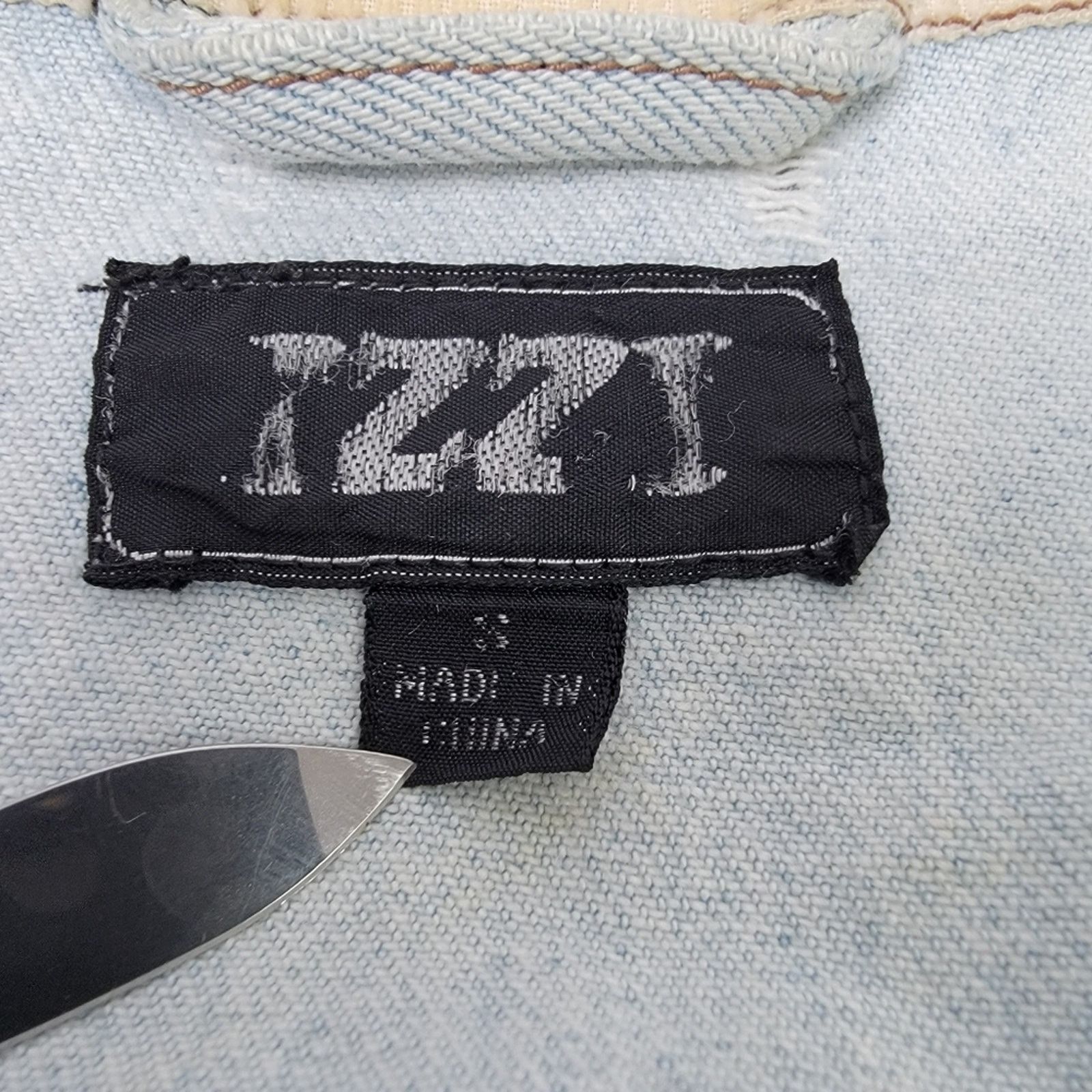 Vintage Vintage 90s IZZY Corduroy Denim Jean Jacket - S Size S / US 4 / IT 40 - 5 Thumbnail