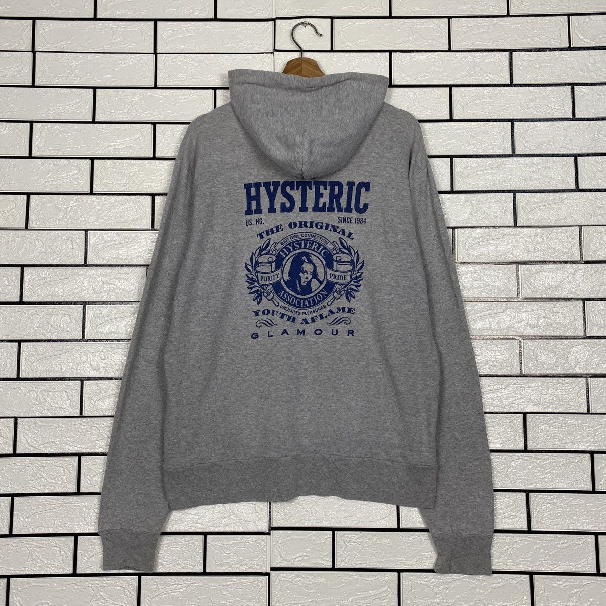 Hysteric Glamour 📌Zipper Hoodie Youth Aflame Hysteric Glamour Big Logo Size US L / EU 52-54 / 3 - 1 Thumbnail