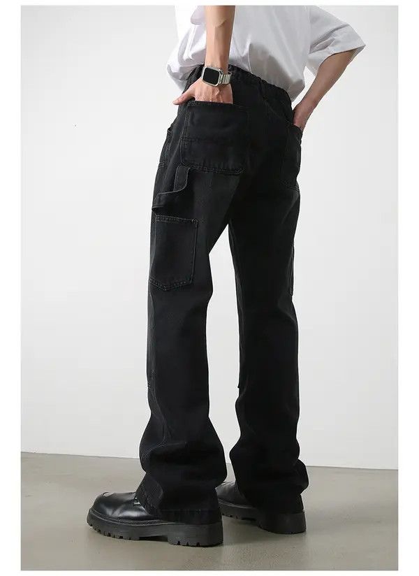 VIBE American retro stitching casual flared loose jeans Size US 32 / EU 48 - 5 Thumbnail