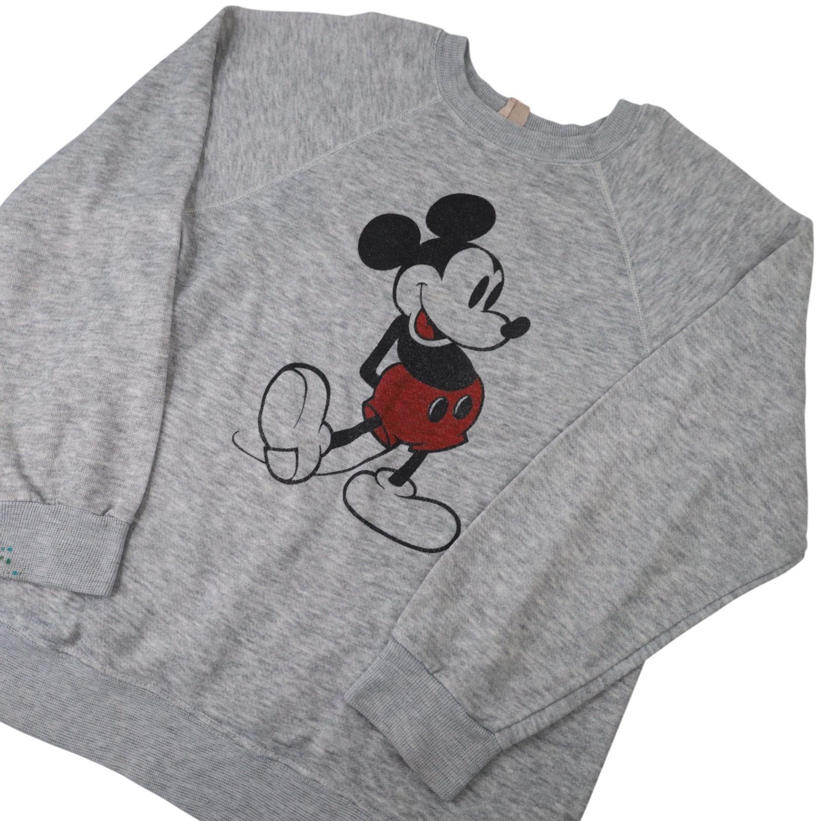Disney Vintage Disney Mickey Mouse Graphic Heather Gray Sweatshirt Size US M / EU 48-50 / 2 - 2 Thumbnail
