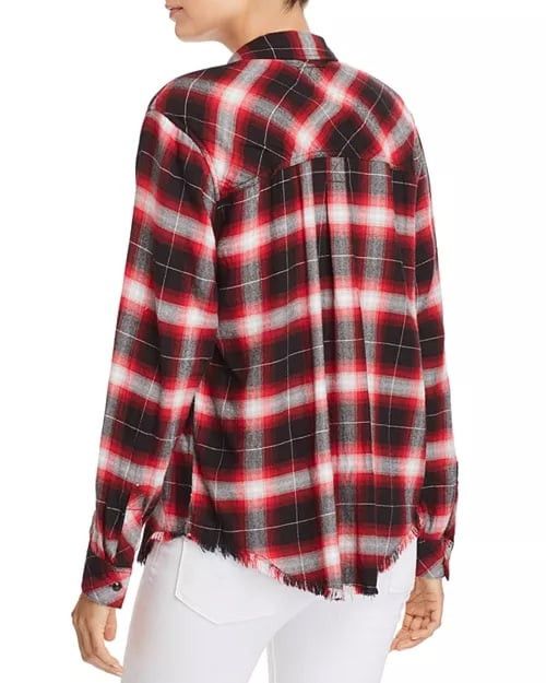 Rails Rails Leo Frayed Plaid Shirt fall casual snap up fall fraye Size S / US 4 / IT 40 - 2 Thumbnail