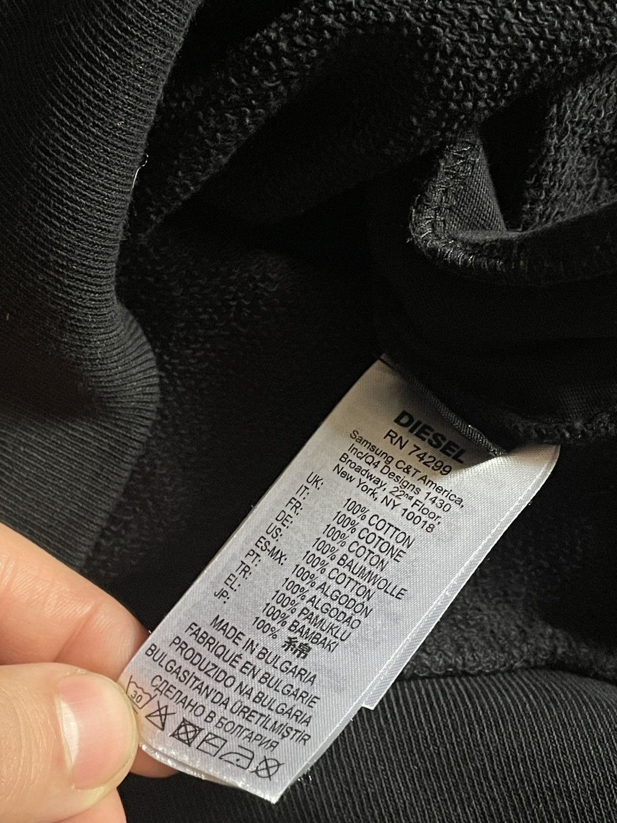 Diesel Black Diesel sweatshirt Y2K vintage grunge Size M / US 6-8 / IT 42-44 - 5 Thumbnail