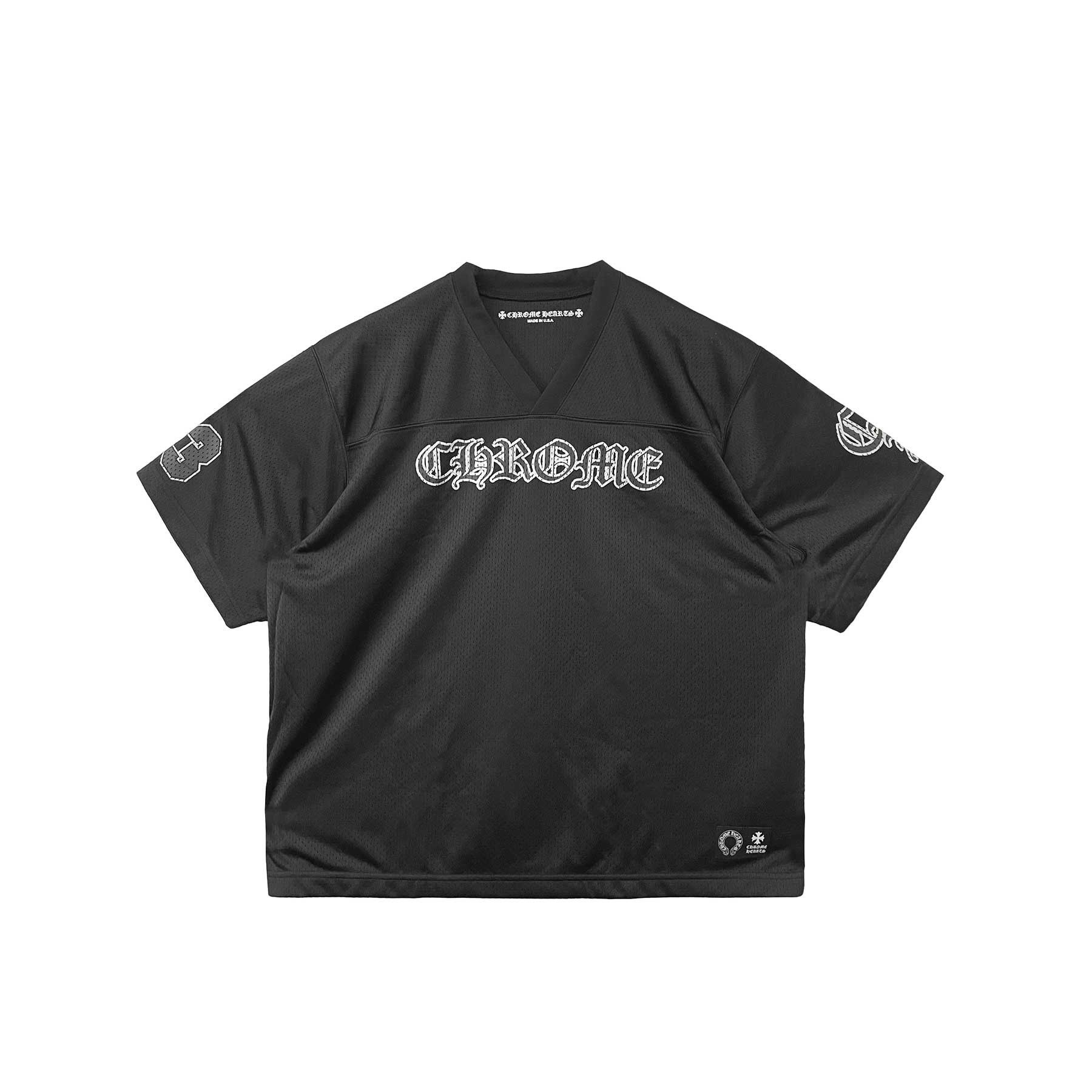 Chrome Hearts Chrome Hearts Black Mesh Ice Hockey Short Sleeve Tee Size US S / EU 44-46 / 1 - 1 Thumbnail