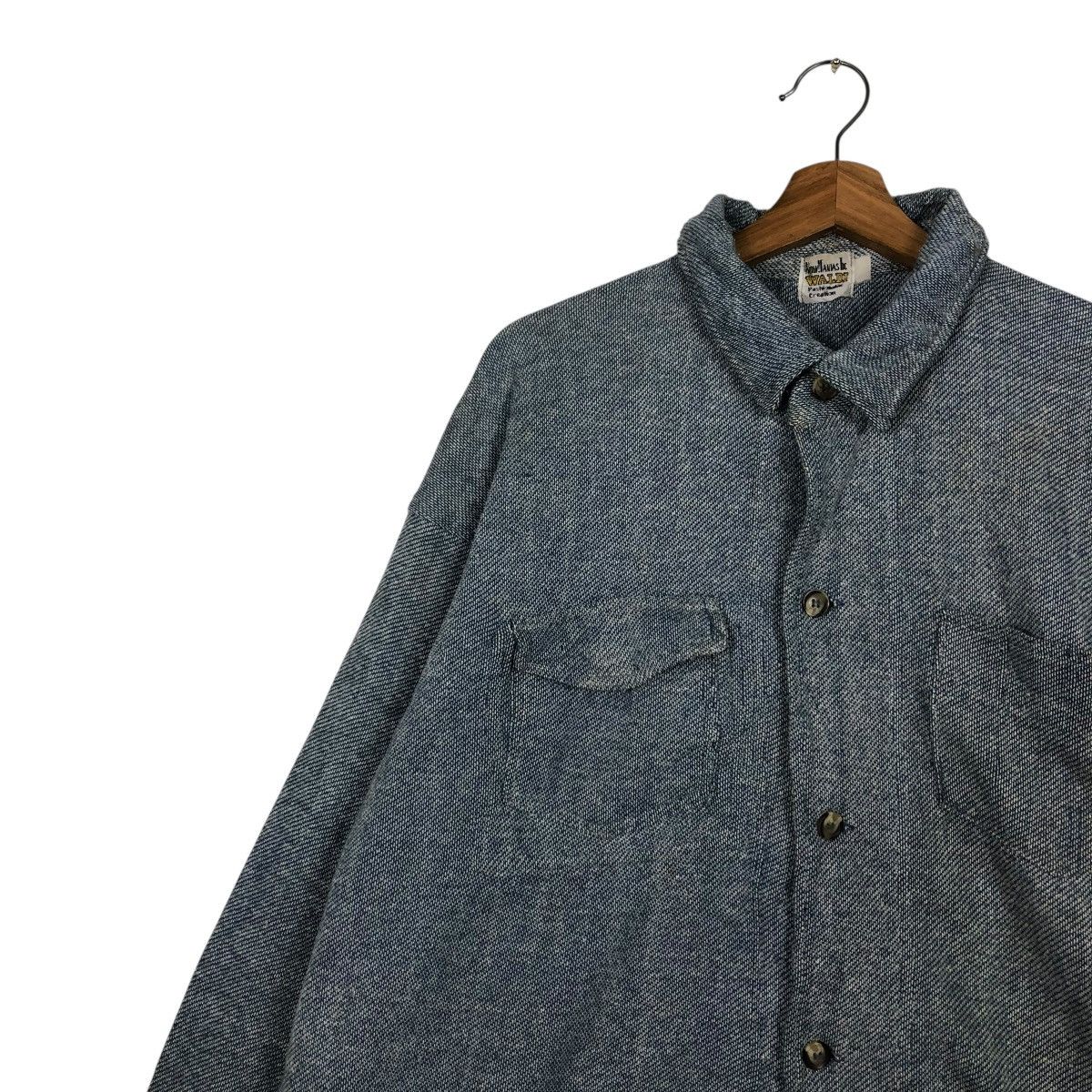 Vintage 🔥VINTAGE CHORE INDIGO BUTTON JACKET WALDI ISSEY MIYAKE Size US L / EU 52-54 / 3 - 9 Thumbnail