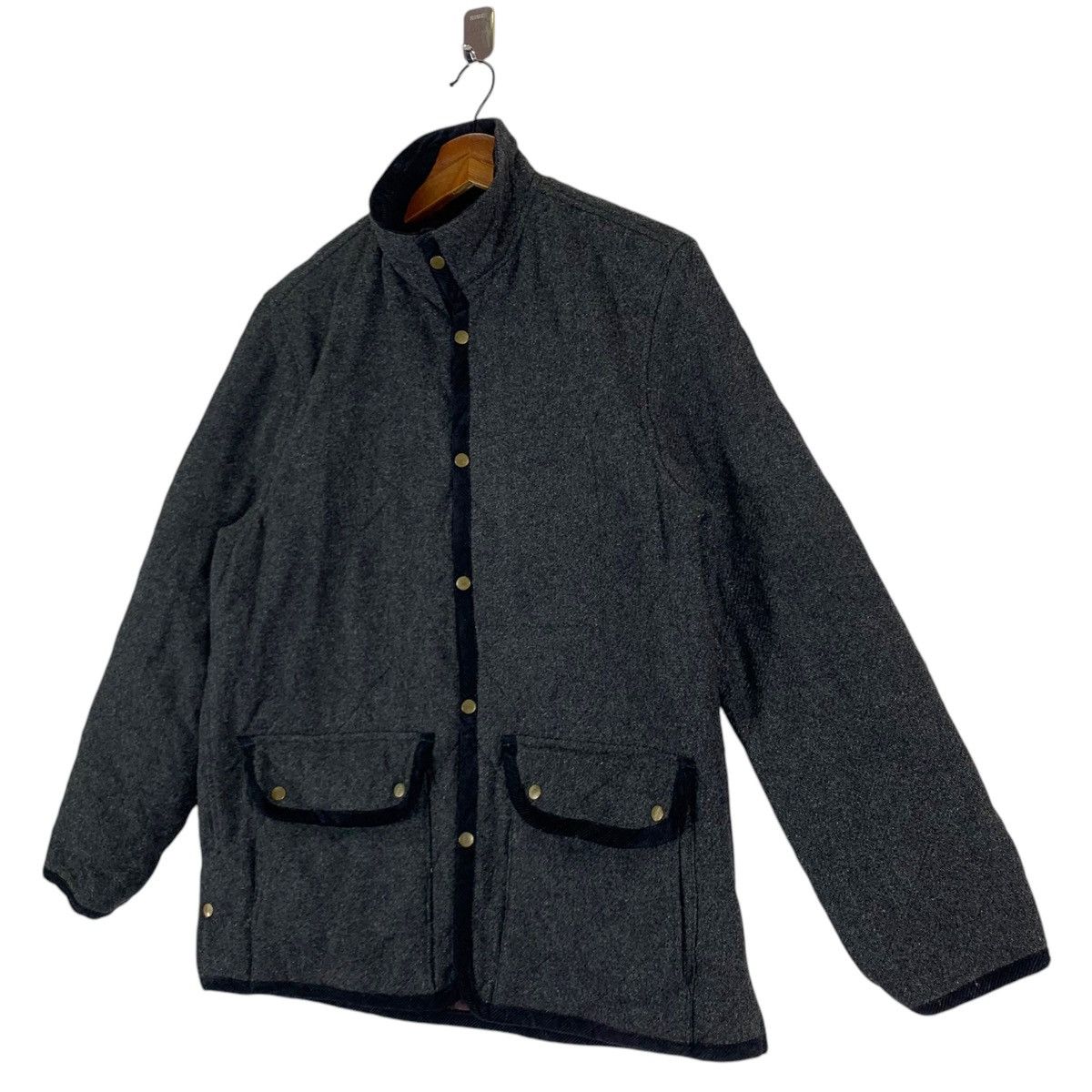 Global Work VINTAGE GLOBAL WORK QUILTED WOOL SNAP BUTTON Size US M / EU 48-50 / 2 - 2 Thumbnail