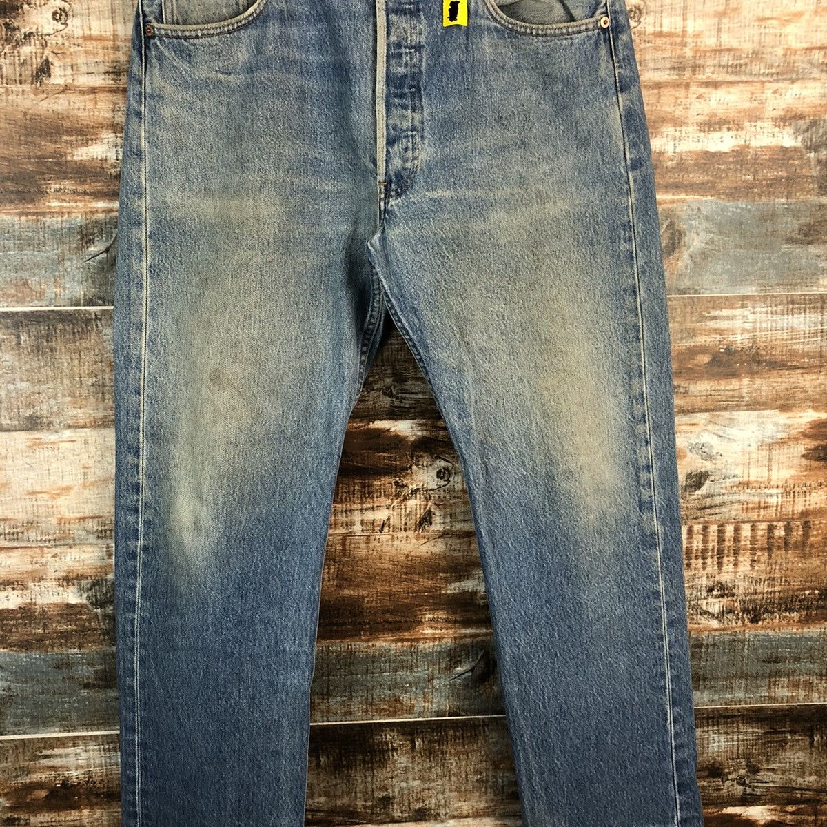 Levi's 501xx Levis Blue Denim jeans Pants #A2572 Size US 35 - 5 Thumbnail