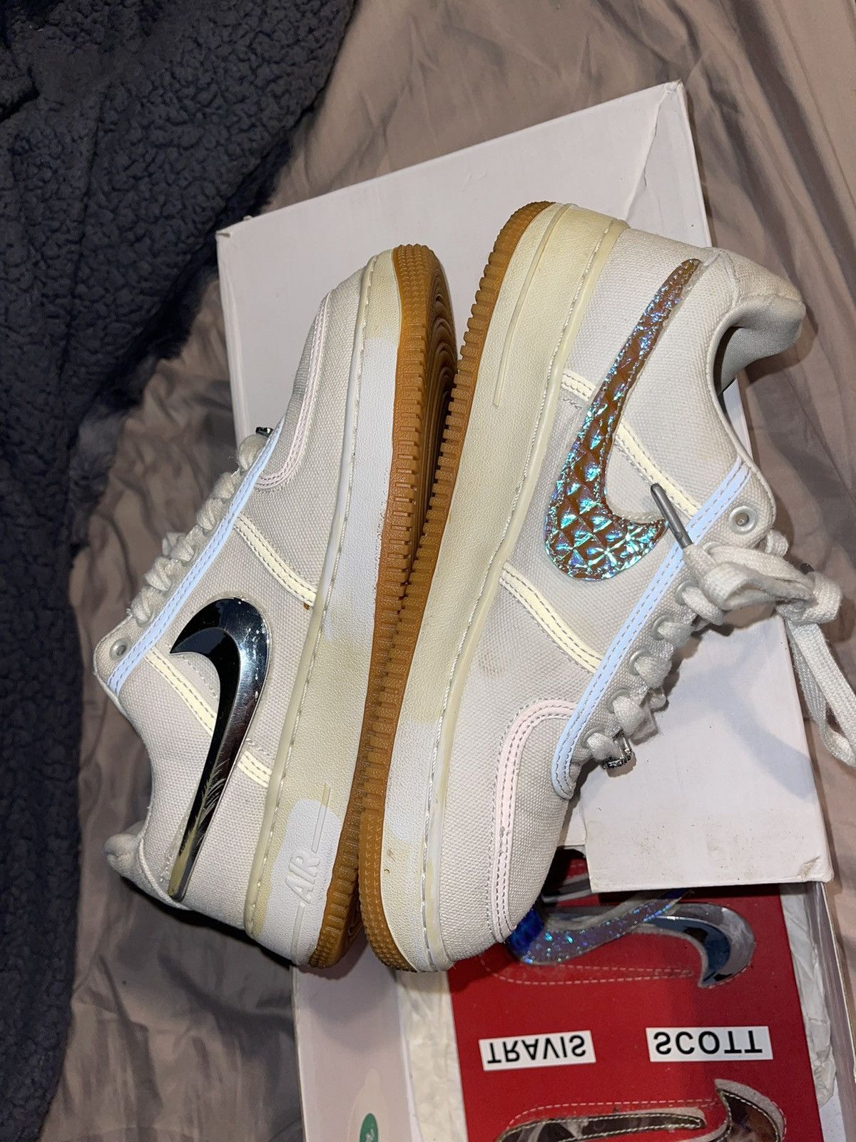 Travis Scott Travis scott Air force 1 Size US 8.5 / EU 41-42 - 1 Thumbnail