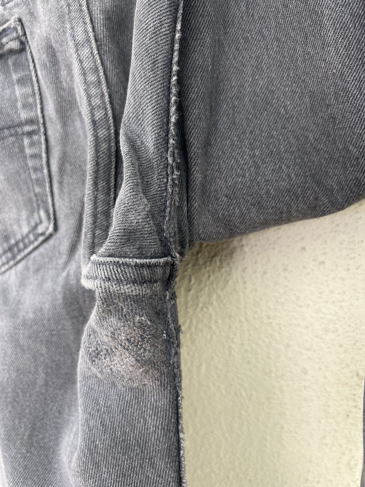 Levi's Vintage 80s Levi’s 501 Distressed Fade Black Denim Jeans Size US 30 / EU 46 - 17 Thumbnail