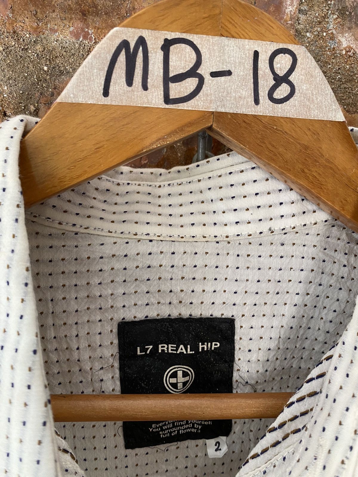 L7 Real Hip 2000s cargos Bondage muti stitch button up shirt Size US M / EU 48-50 / 2 - 9 Thumbnail