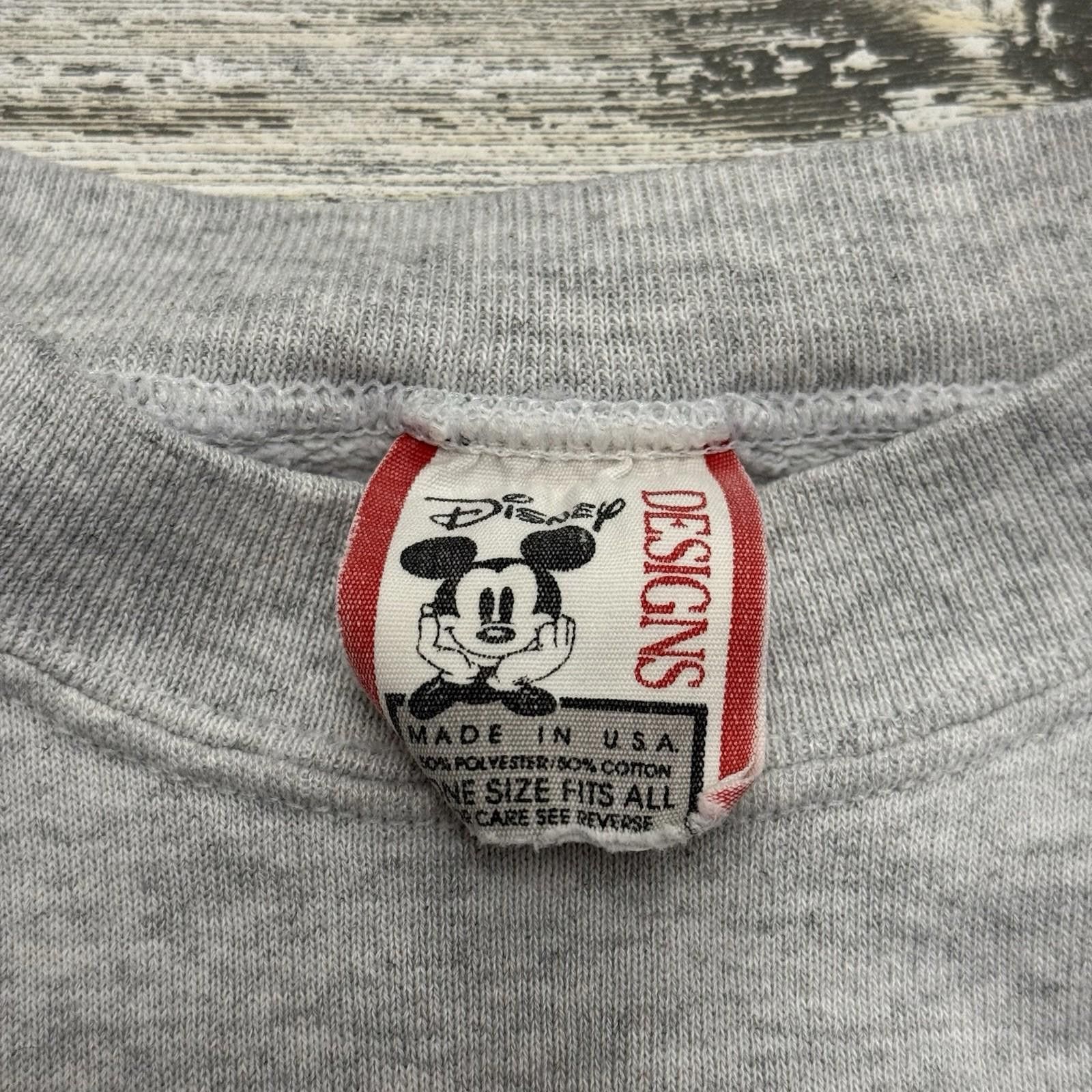 Disney Vtg 90s Mickey Mouse Disney Sweatshirt Character One Size Size US M / EU 48-50 / 2 - 5 Thumbnail