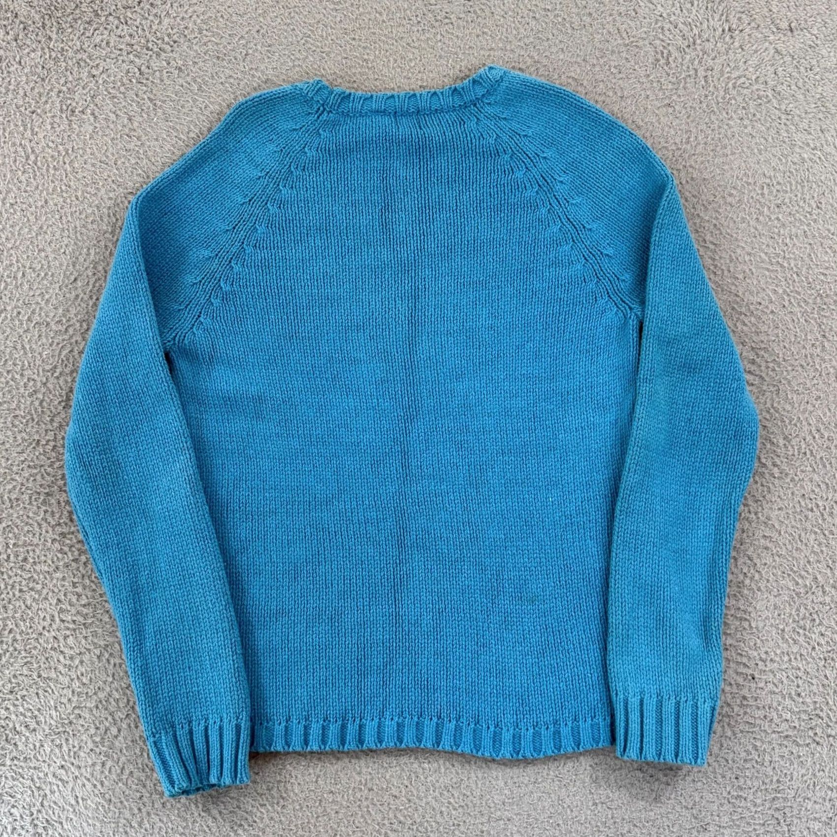 Gap VINTAGE Gap Sweater Women XL Blue Long Sleeve Oversized Jumper Knit Pullover Y2K Size XL / US 12-14 / IT 48-50 - 6 Thumbnail