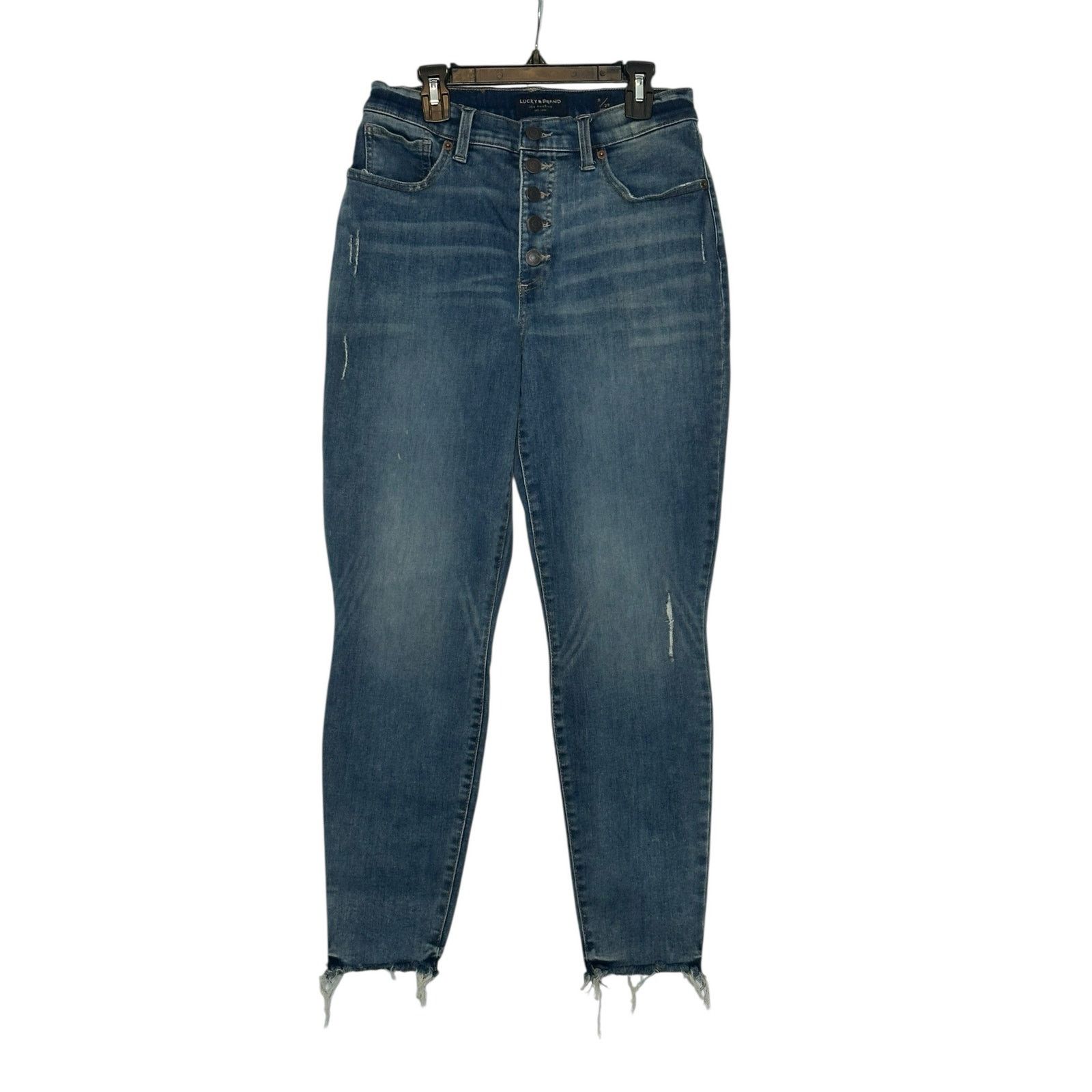 Lucky Brand Lucky Brand high waisted distressed skinny jeans size 29 Size 29" - 1 Thumbnail