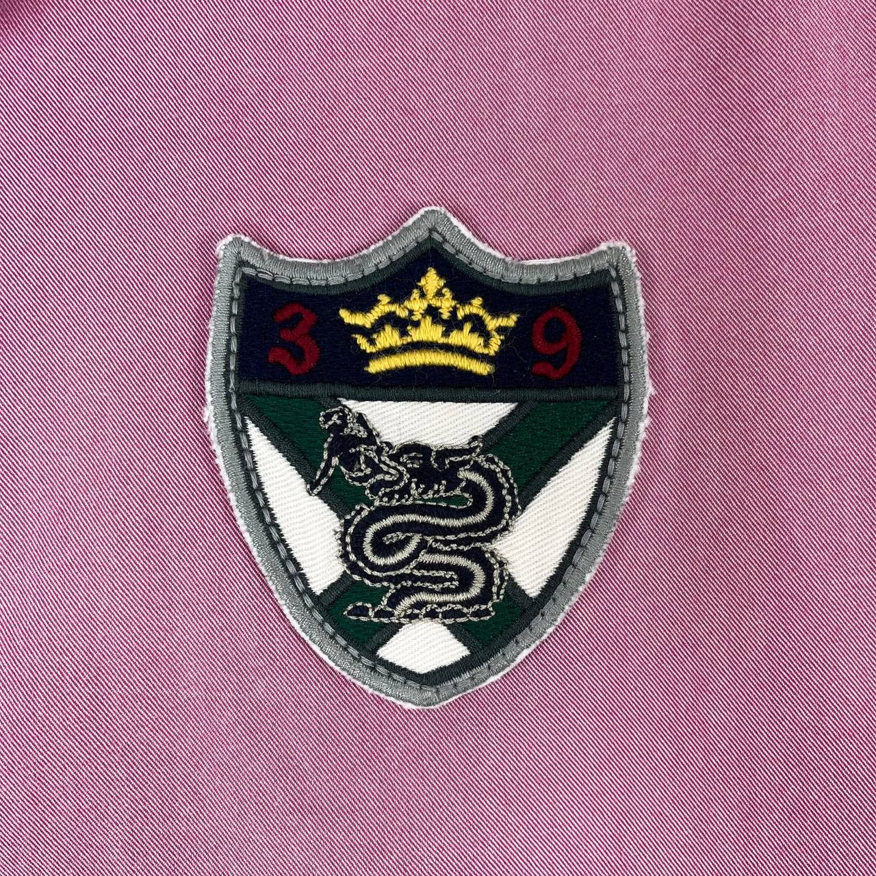 Boggi Boggi Milano BM39 Pink Button-Up Shirt Patch Logo Italy XXL Size US XXL / EU 58 / 5 - 3 Thumbnail