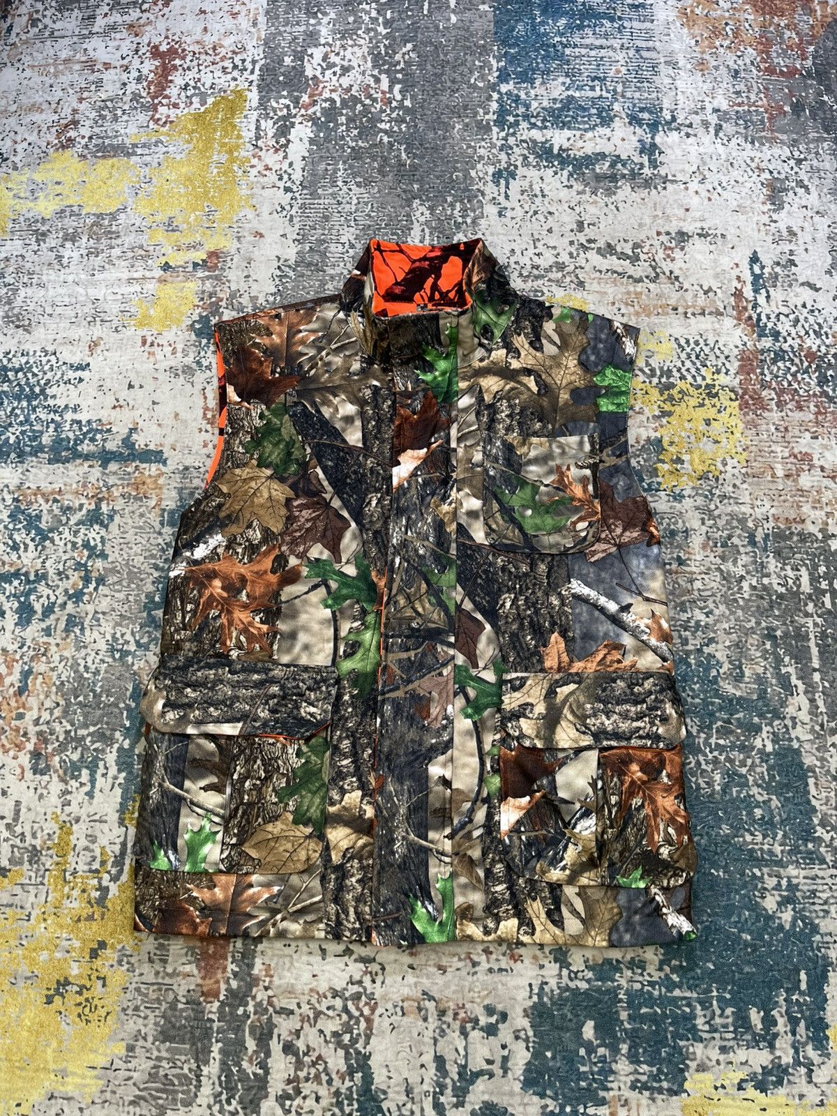Realtree Realtree Reversible Fleece Utility Hunting Vest Size US M / EU 48-50 / 2 - 1 Thumbnail