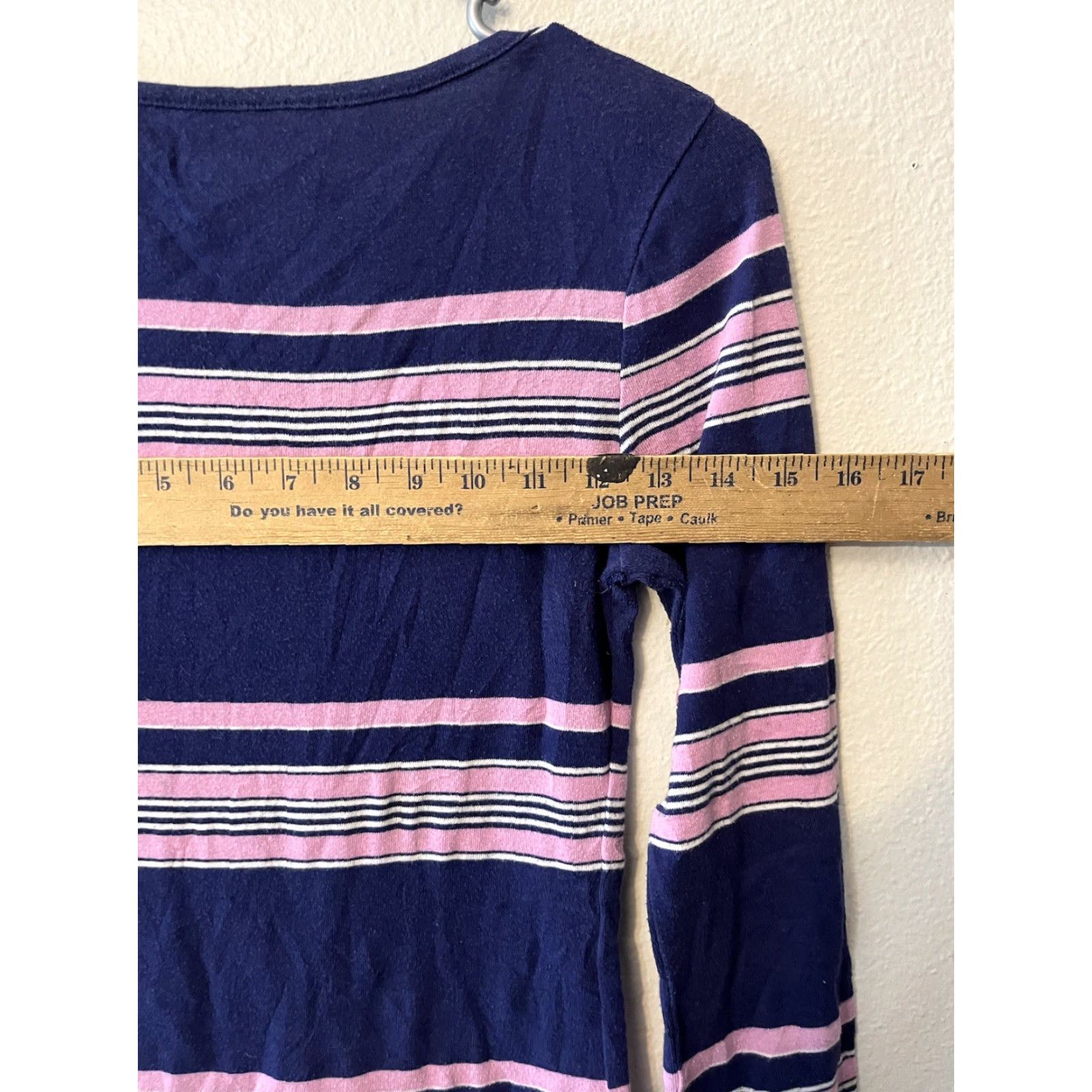 Old Navy Old Navy Shirt Women's M Multicolor Striped Long Sleeve Boat Neck Shirt Size M / US 6-8 / IT 42-44 - 4 Thumbnail