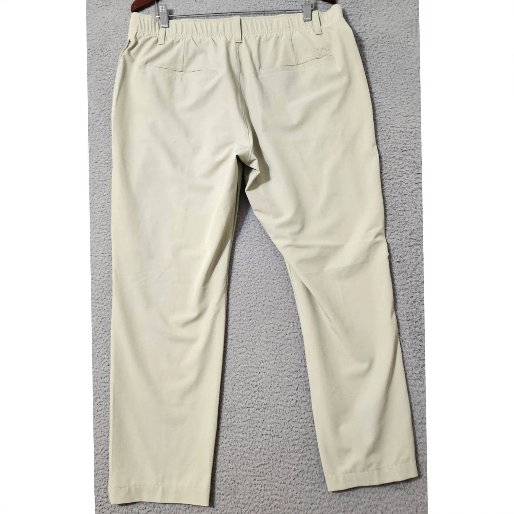 Under Armour Under Armour Pants Mens 36 x 30 Golf Performance Stretch Tapered Tan 1377301 Size US 36 / EU 52 - 2 Thumbnail
