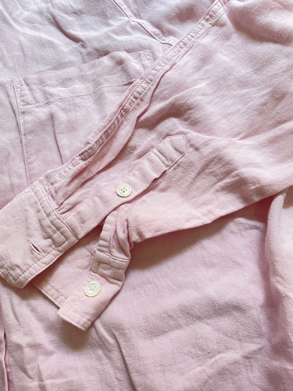 Aritzia 🌸 Wilfred Free Linen Blend Shirt Dress – Pink, Fits Small, Size S / US 4 / IT 40 - 5 Thumbnail
