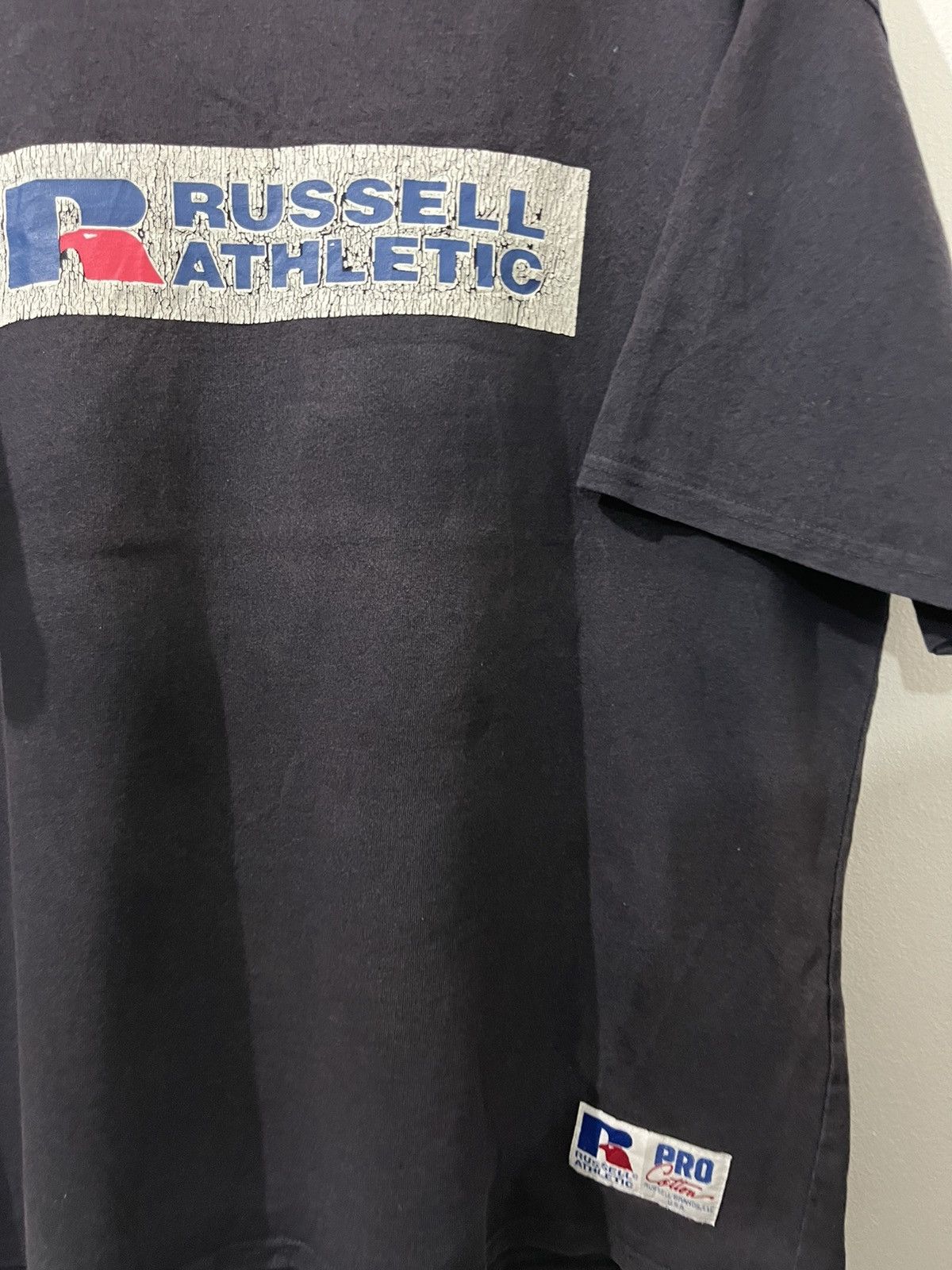 Rap Tees × Russell Athletic × Vintage PERFECTLY FADED RUSSELL ATHLETIC PRO COTTON USA T SHIRTS Size US L / EU 52-54 / 3 - 2 Thumbnail