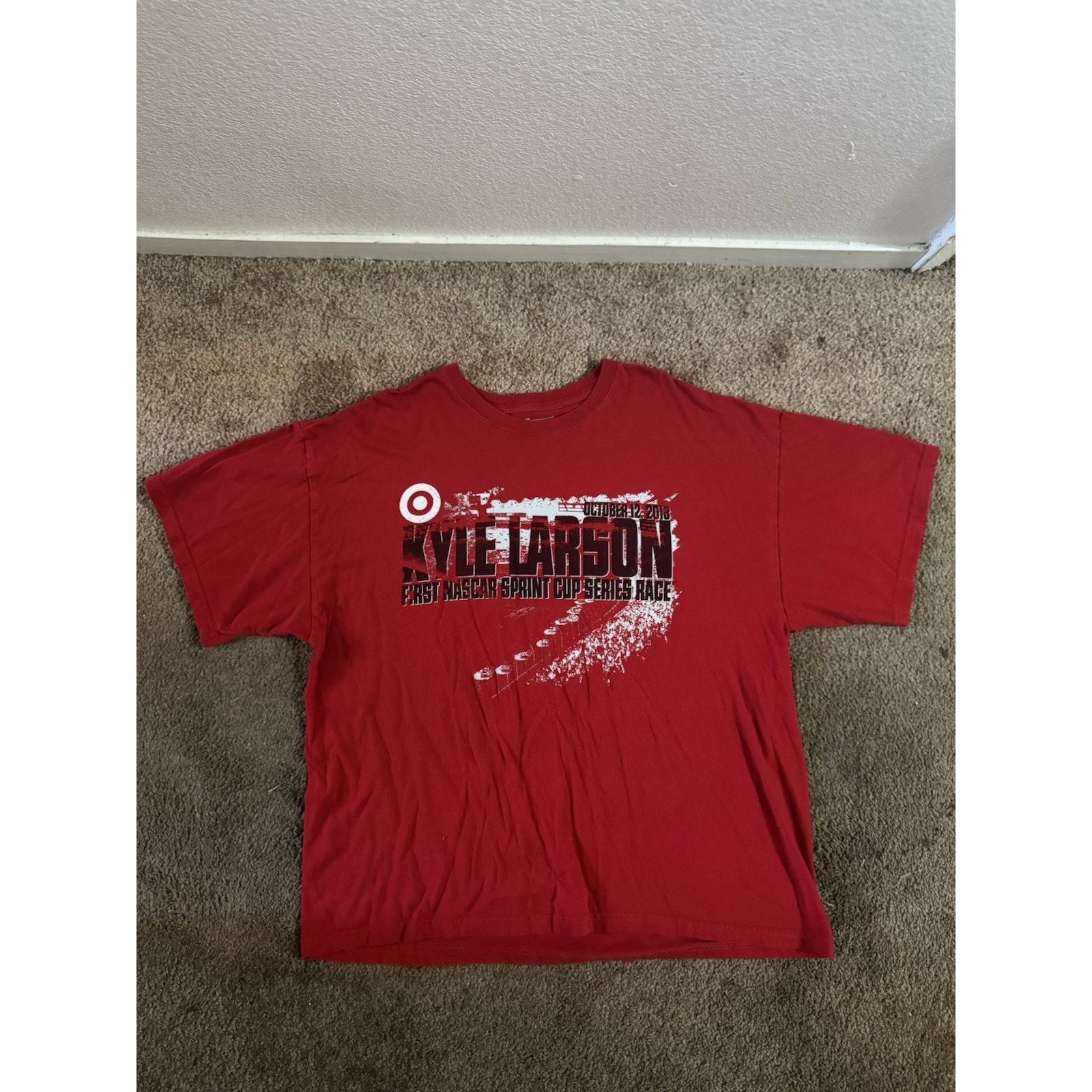 NASCAR Vintage Y2K 2013 Kyle Larson NASCAR Tee Size US XXL / EU 58 / 5 - 1 Thumbnail