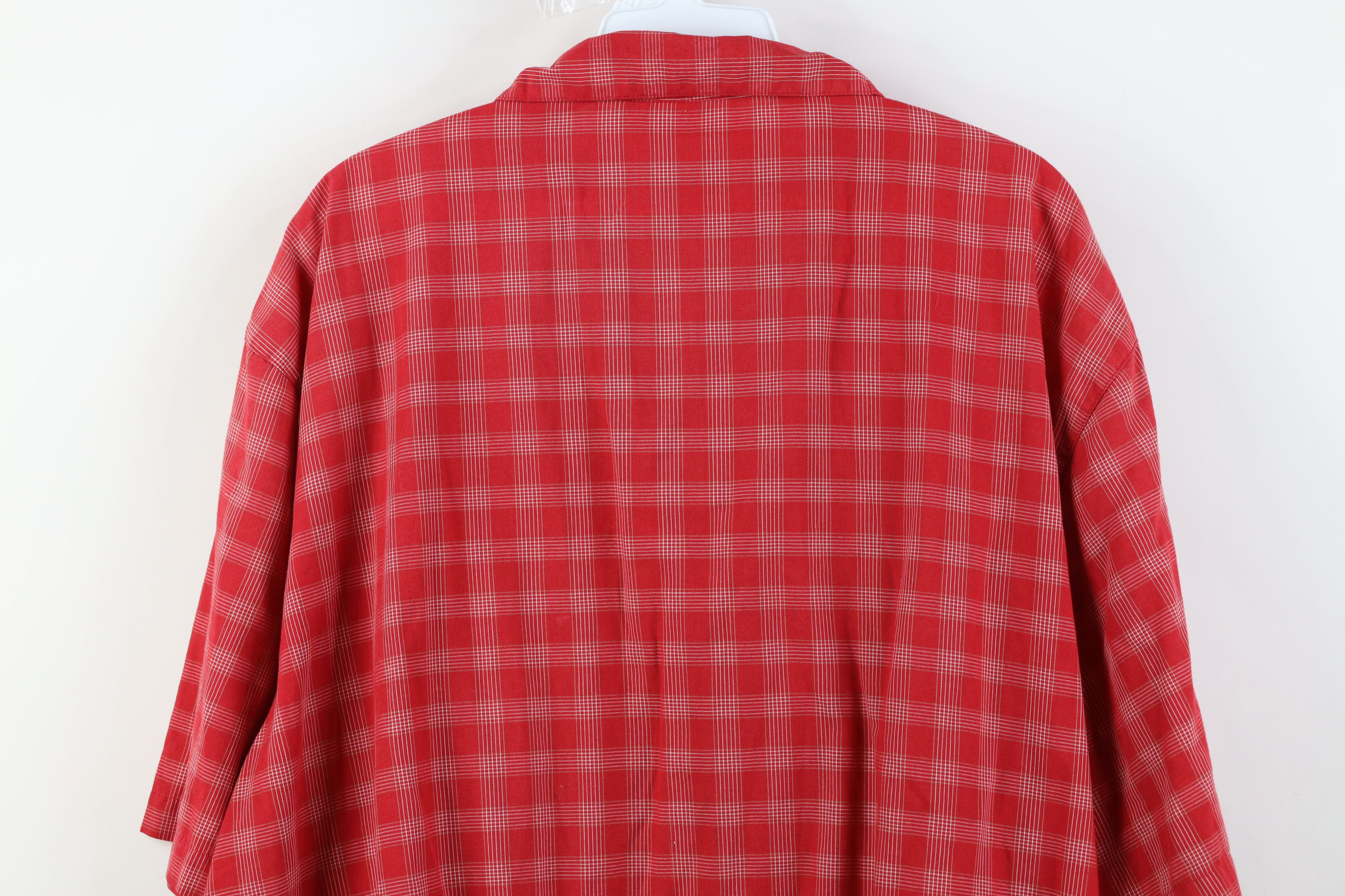 Vintage Vintage 90s Streetwear Short Sleeve Full Zip Shirt Jacket Size US XXL / EU 58 / 5 - 12 Thumbnail